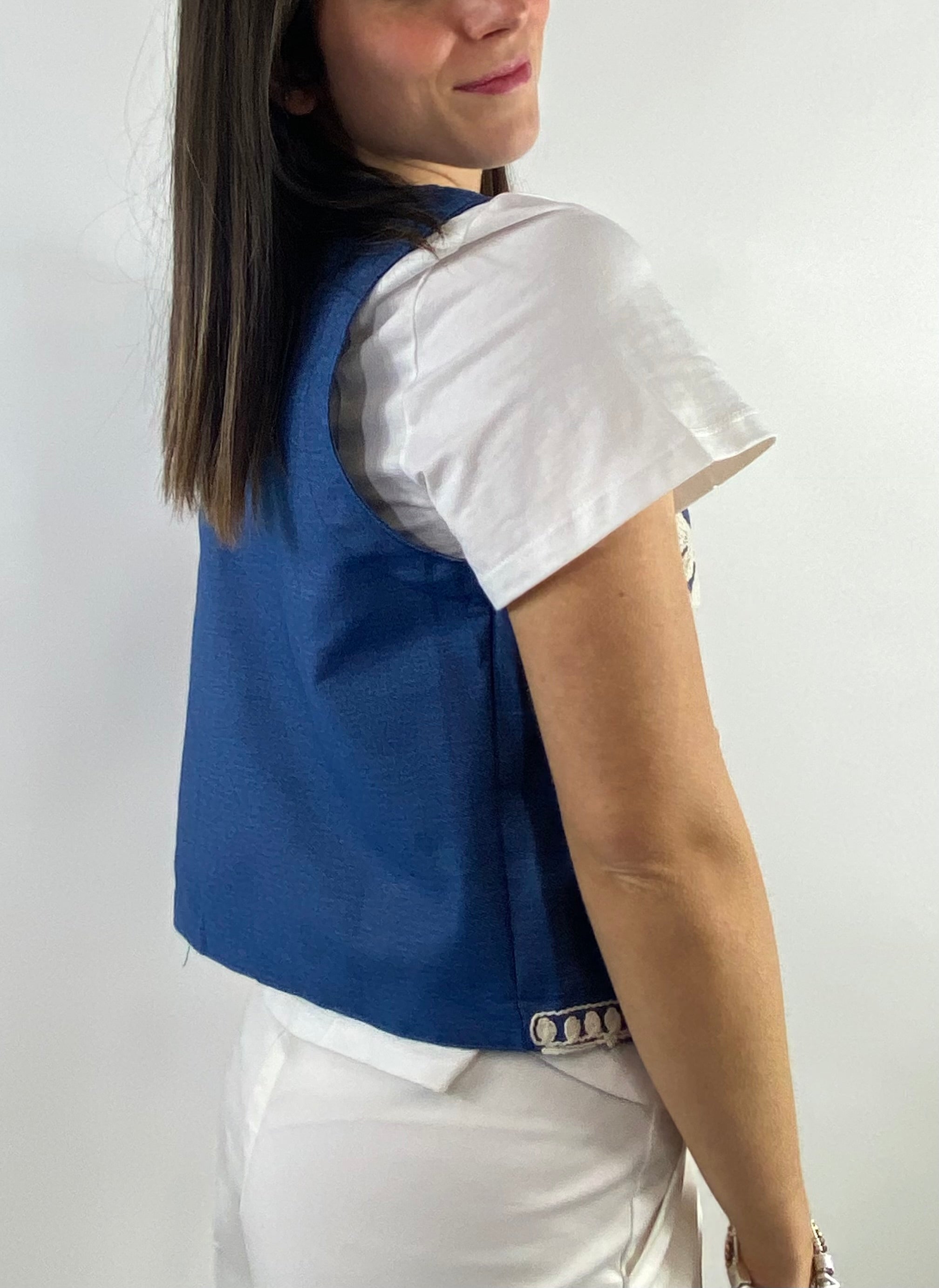 SUSY MIX GILET JEANS