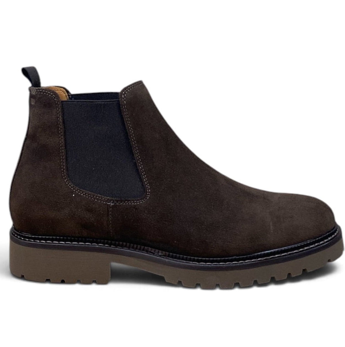 EXTON STIVALETTO BEATLES IN CAMOSCIO TERRA
