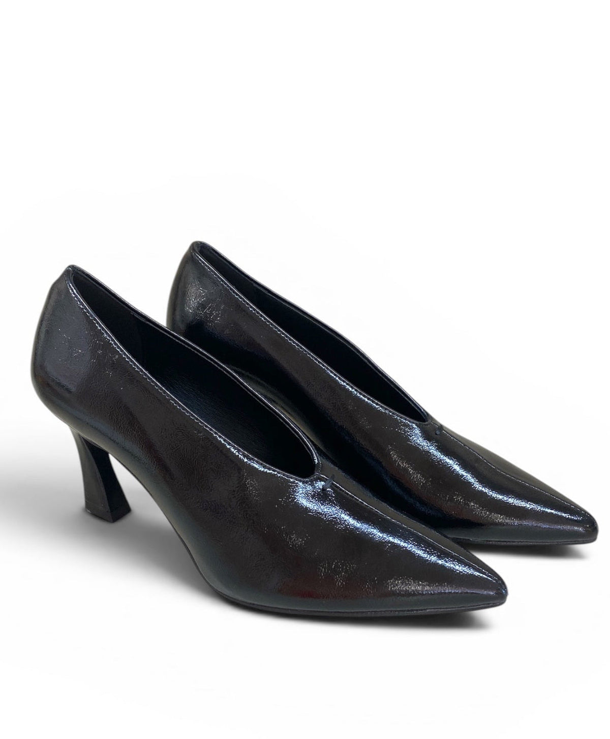 BOTTEGA LOTTI DÉCOLLETÉ ACCOLLATA NERO