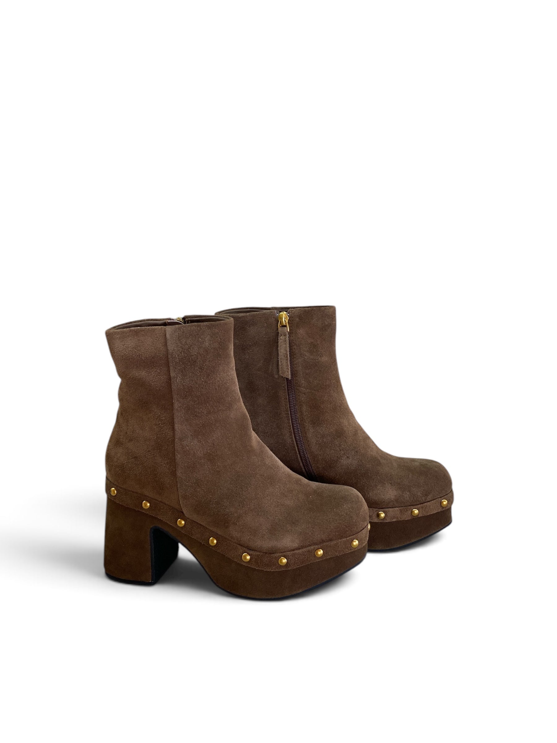 MISS OLIVIA STIVALETTO SUEDE BORCHIE