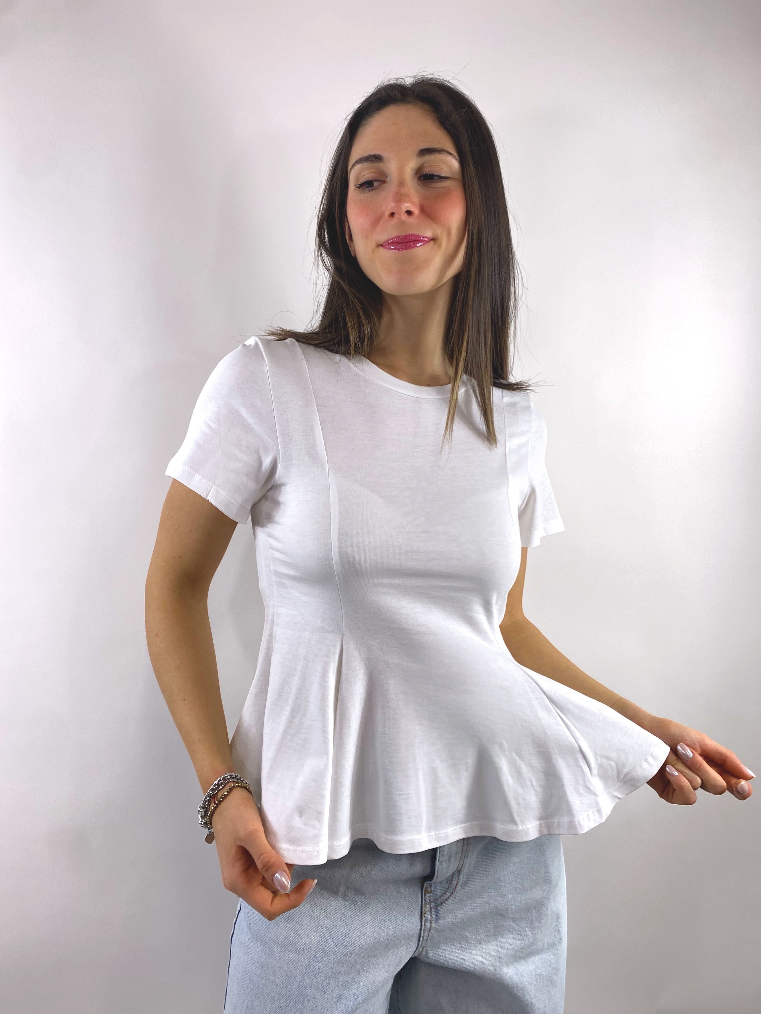 SUSY MIX T-SHIRT SPICCHI LATTE