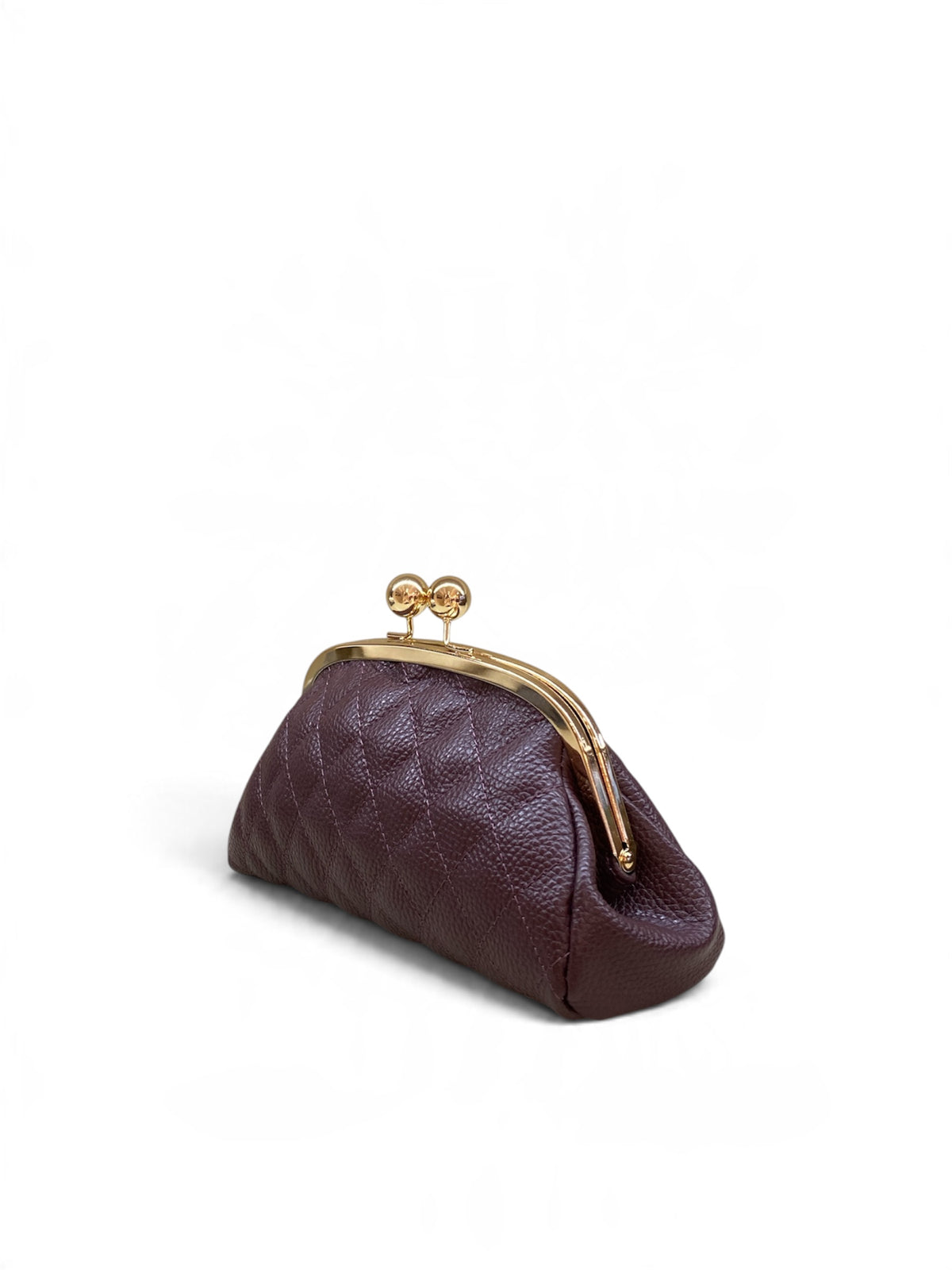 SUSY MIX POCHETTE CLUTCH TRAPUNTATO BORDEAUX