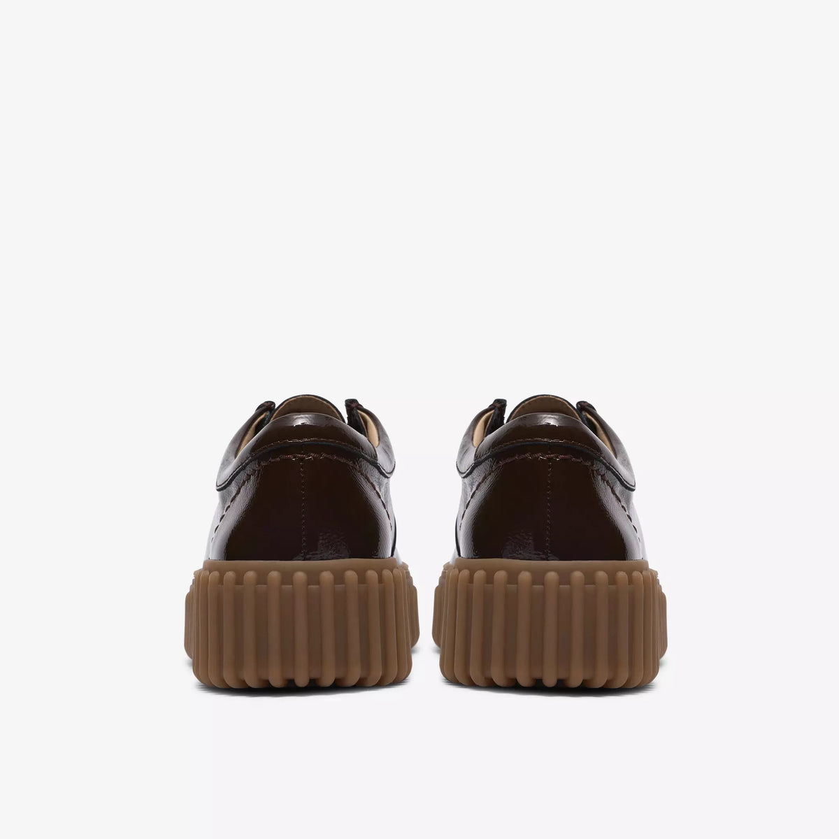 CLARKS SCARPA MODELLO INGEGNERE TORHILL BEE VERNICIATA DARK BROWN
