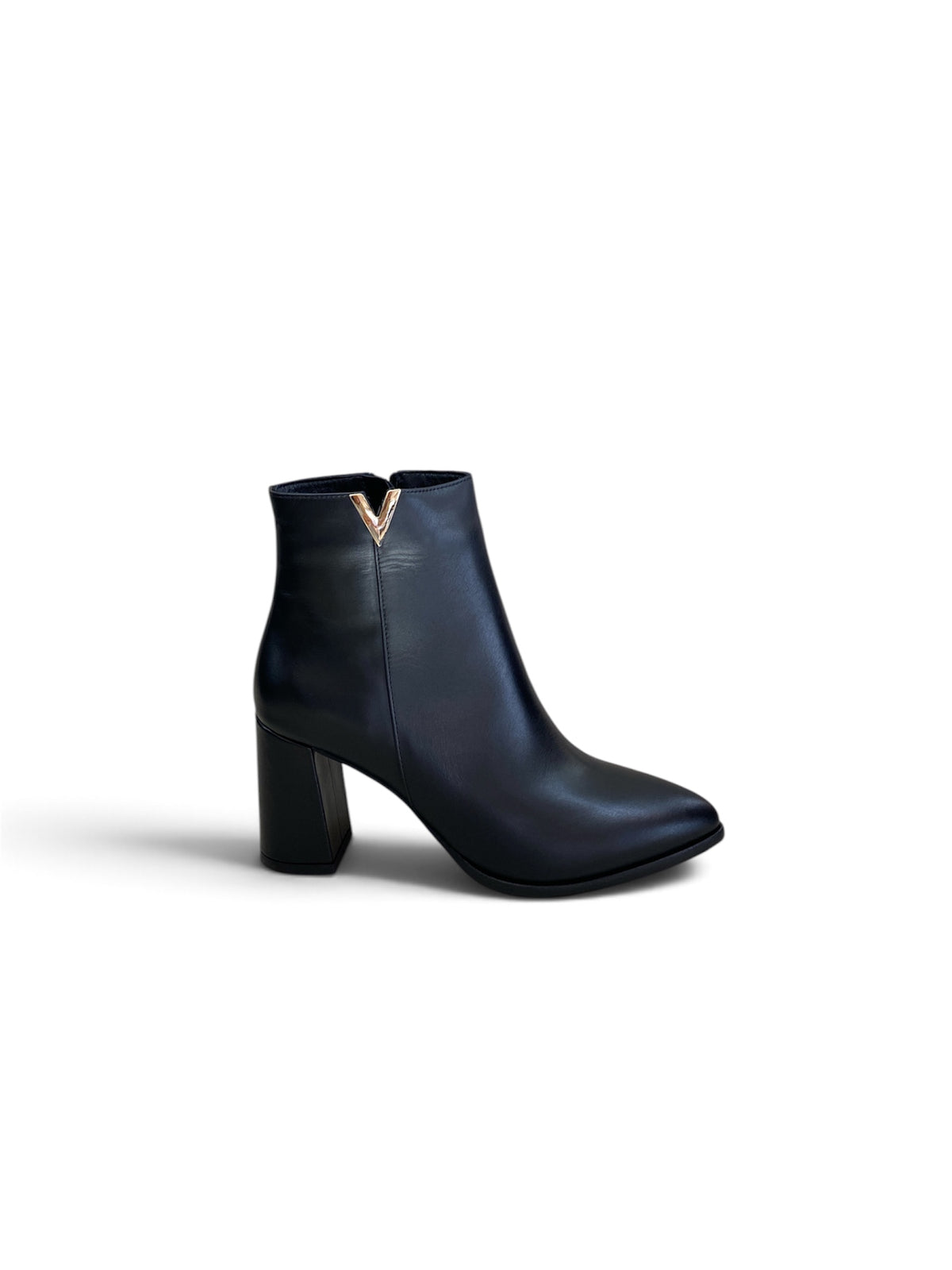L’AMOUR STIVALETTO V IN PELLE NERO