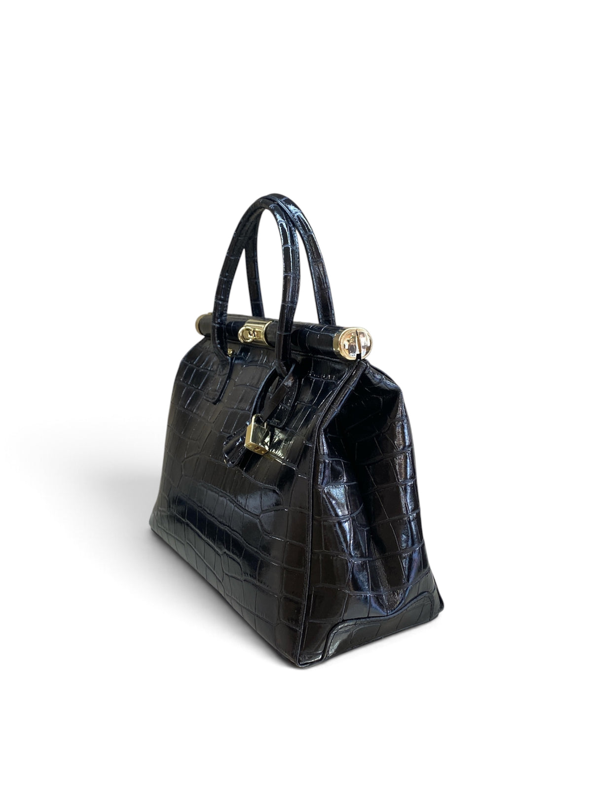 SUSY MIX BORSA STAMPA COCCO NERA