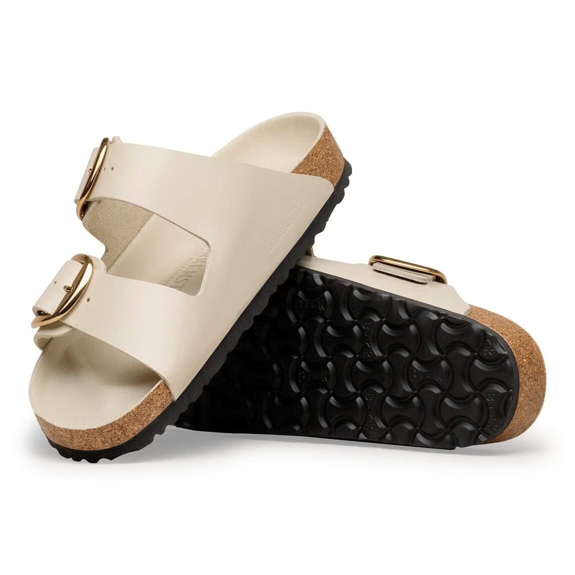BIRKENSTOCK ARIZONA BIG BUCKLE HIGH SHINE OYSTER