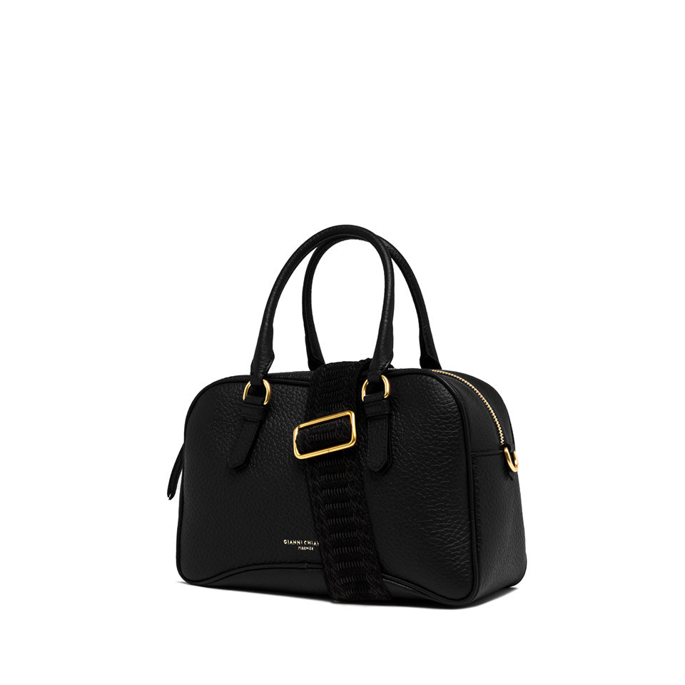 Gianni Chiarini Borsa a mano in pelle grana maxi nero