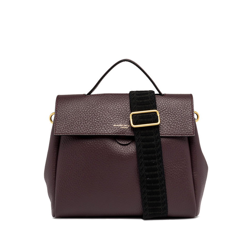 Gianni Chiarini Borsa a cartella realizzata in pregiata pelle grana maxi plum