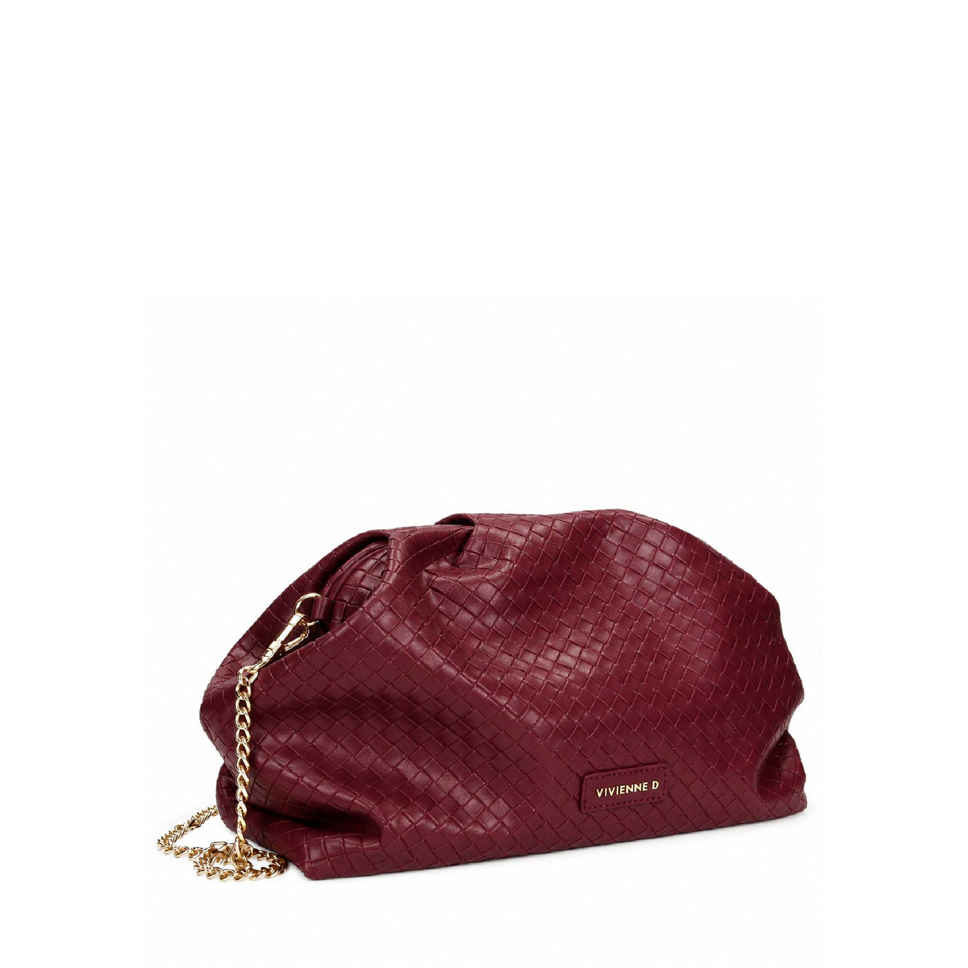 VIVIENNE D MAXI POCHETTE ZOE TWIST BORDEAUX