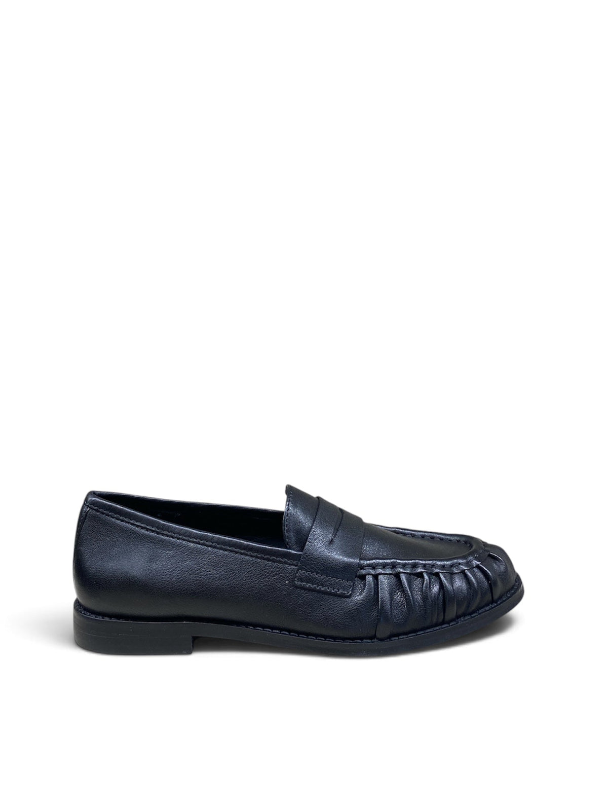 DIVINE FOLLIE MOCASSINO COLLEGE ARRICCIATO NERO