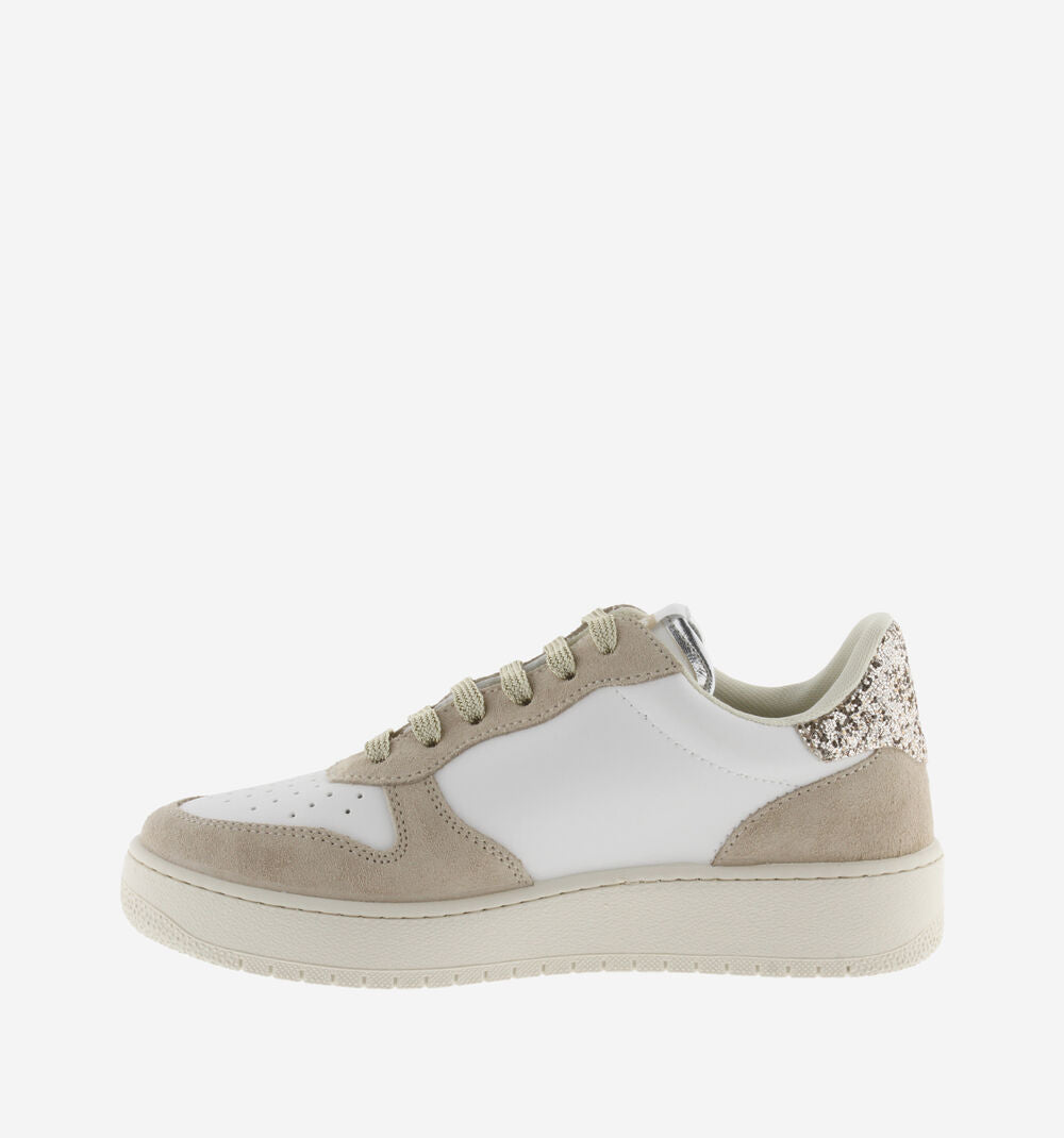 VICTORIA SNEAKERS MADRID ANIMALIER PLATINO