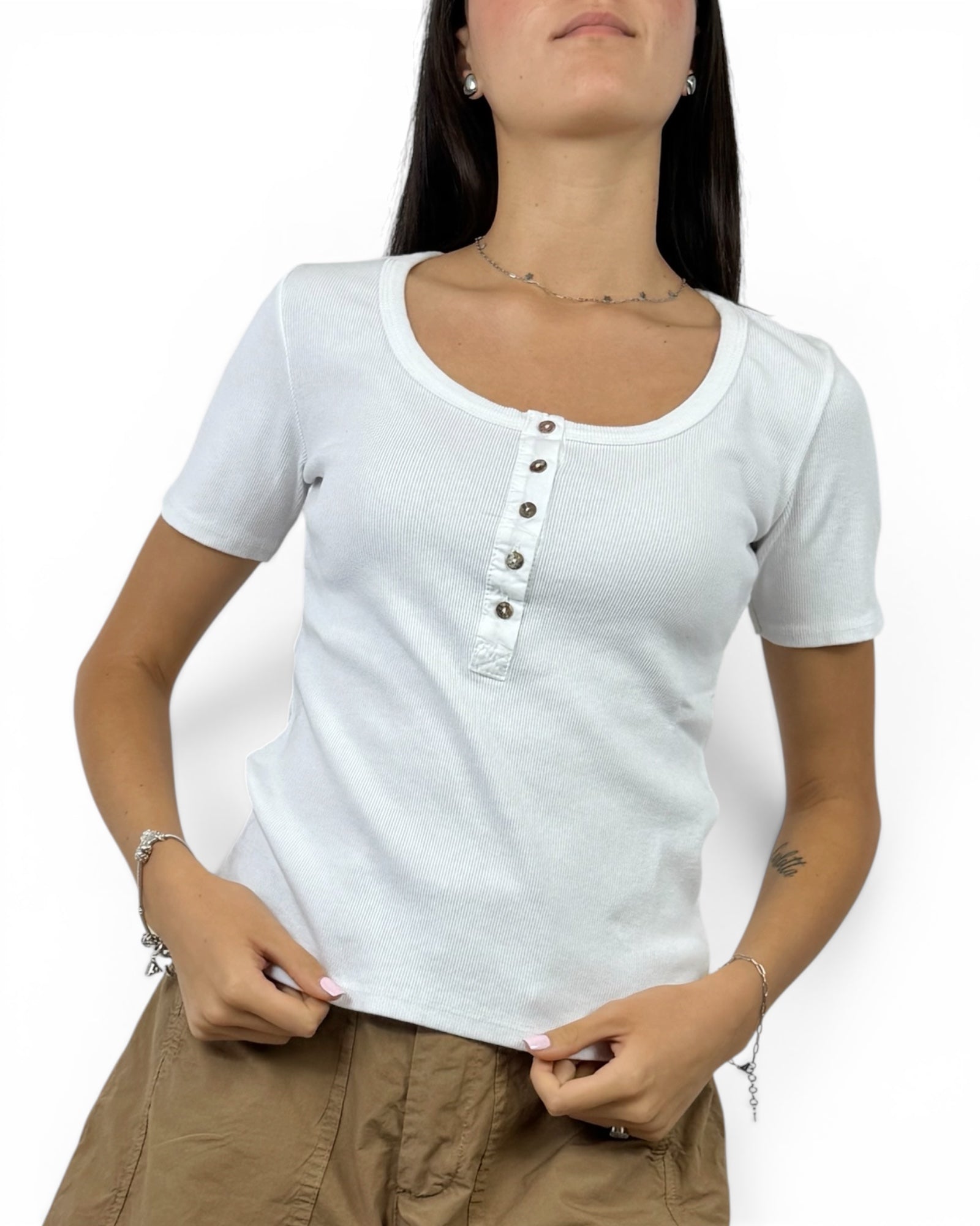 SUSY MIX MAGLIA SERAFINO BIANCA