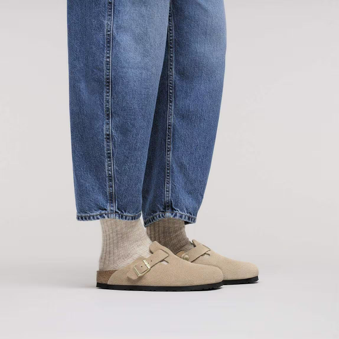 BIRKENSTOCK BOSTON SANDCASTLE DONNA