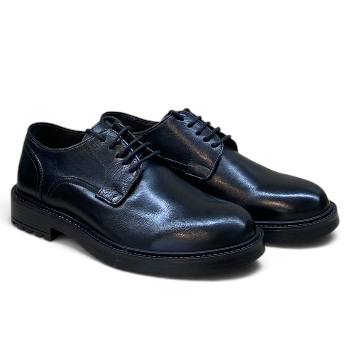 EXTON SCARPA ALLACCIATA NERA