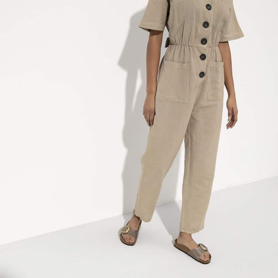 BIRKENSTOCK MADRID BIG BUCKLE GRACEFUL TAUPE