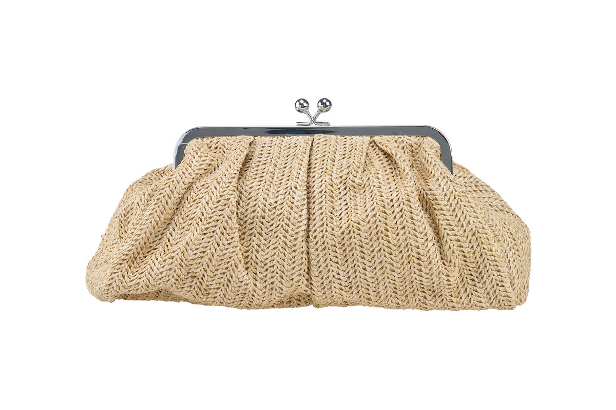 ANNA CECERE POCHETTE PASTICCINO NATURALE