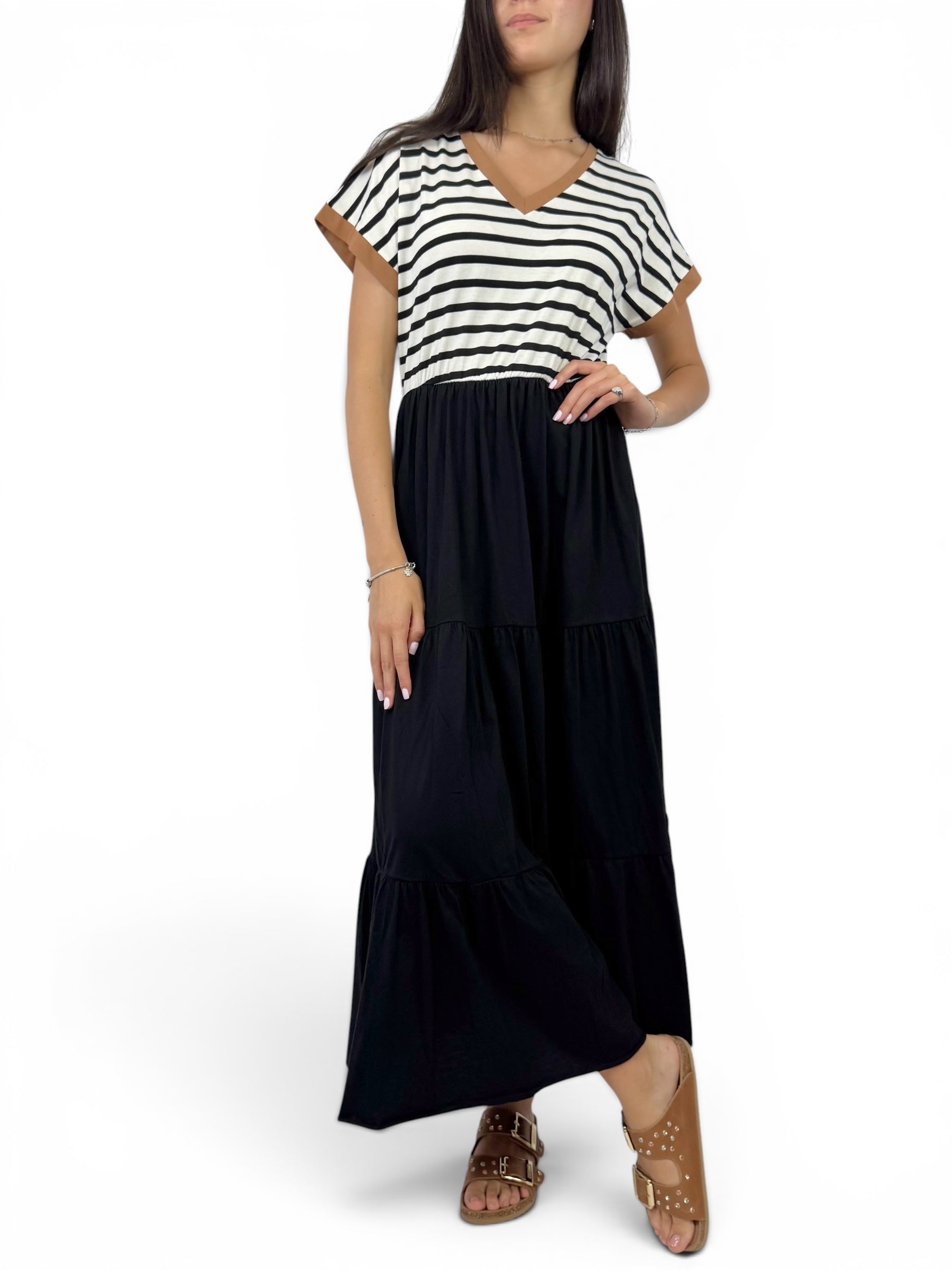 SUSY MIX ABITO LUNGO BALZE NERO