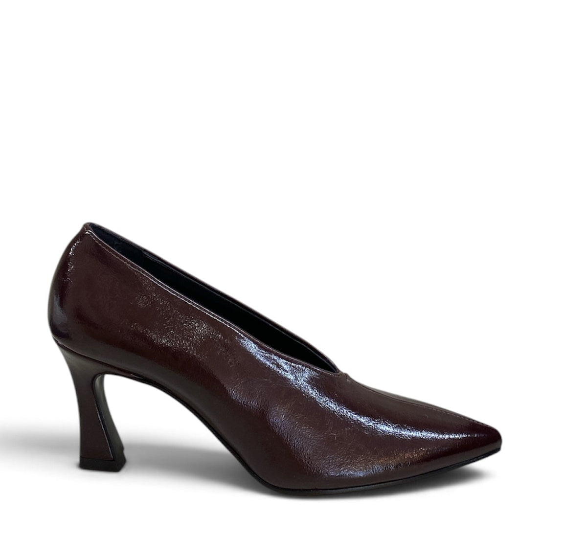 BOTTEGA LOTTI DÉCOLLETÉ ALTA ACCOLLATA MOGANO