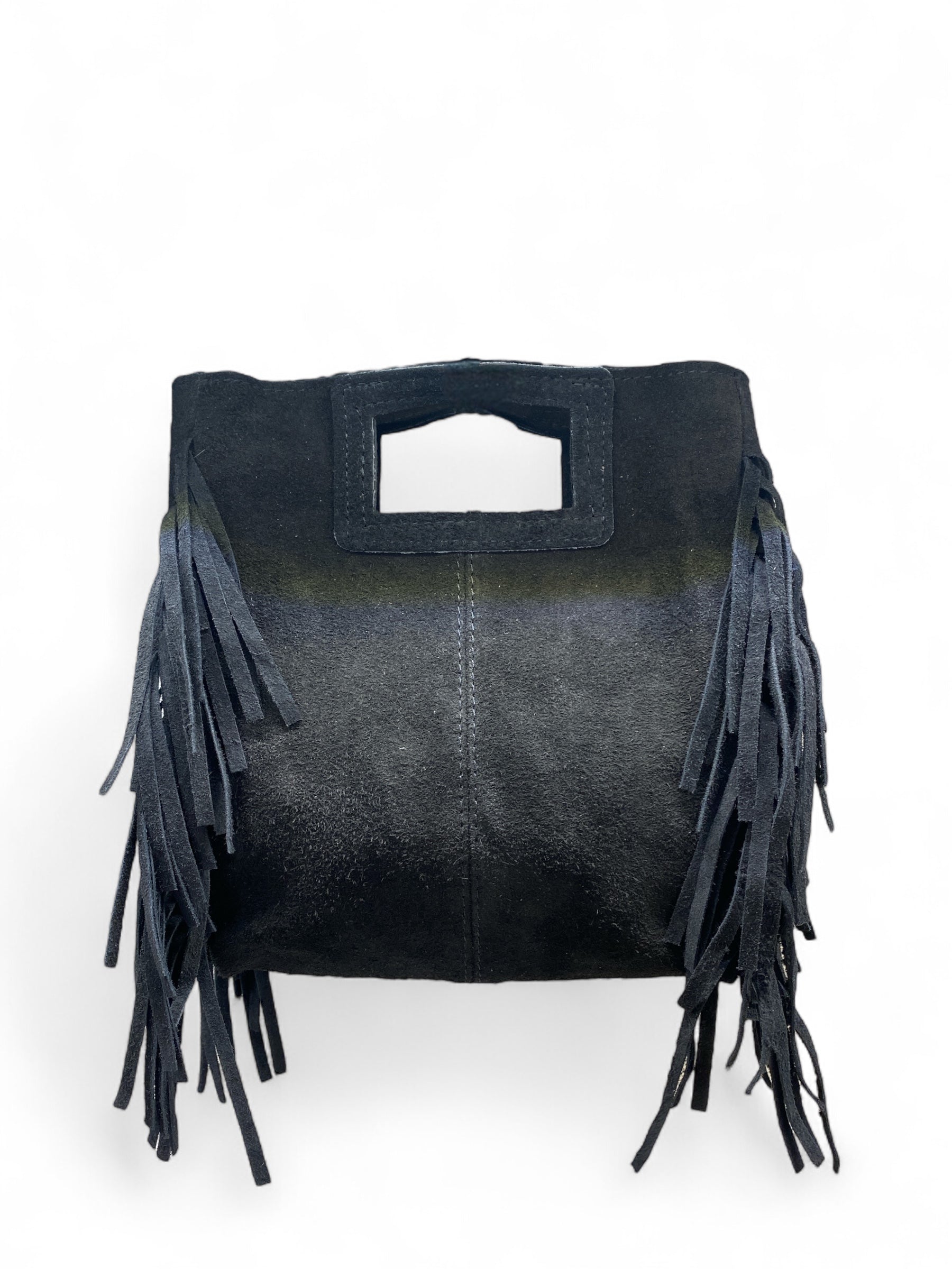 CECILE BORSA A MANO CON FRANGE NERA