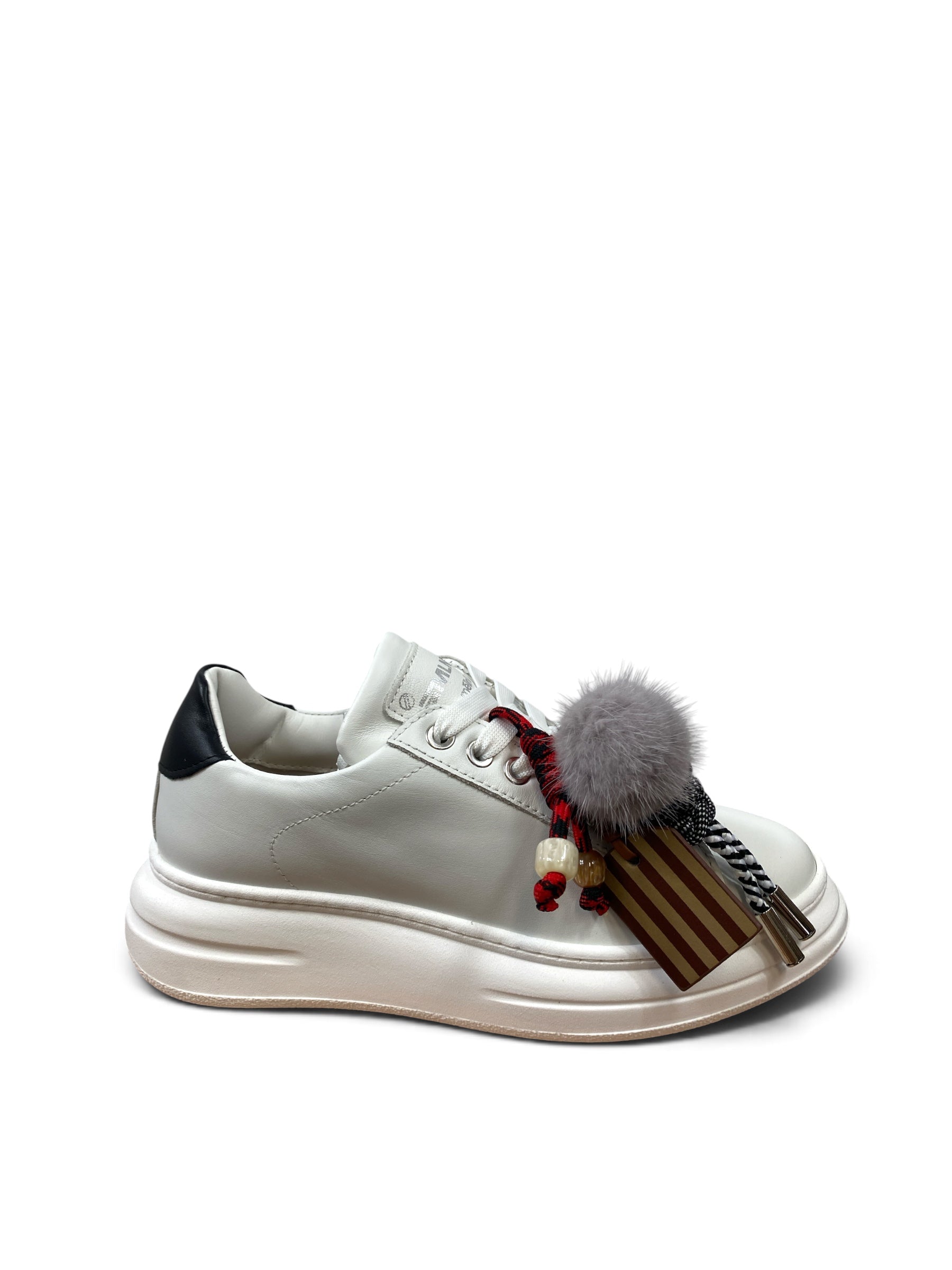 MÉLINÉ SNEAKERS PELLE BIANCO