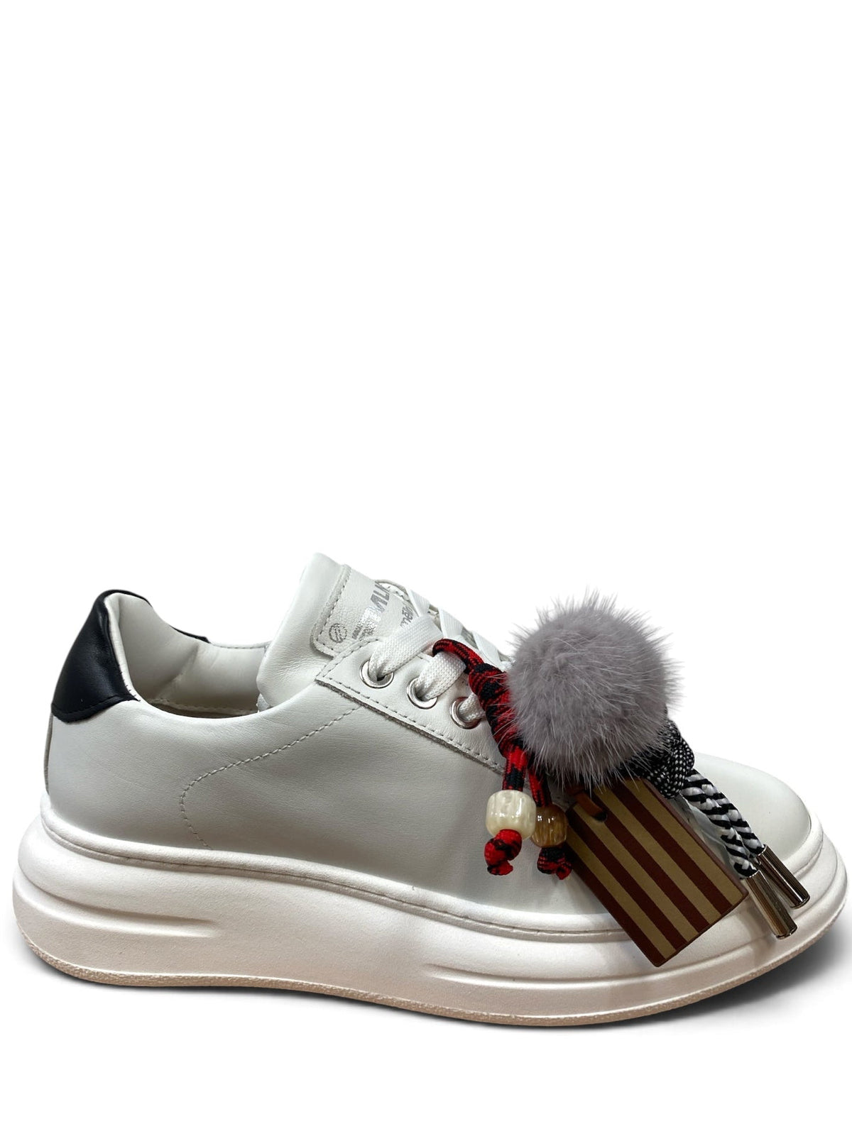 MÉLINÉ SNEAKERS PELLE BIANCO