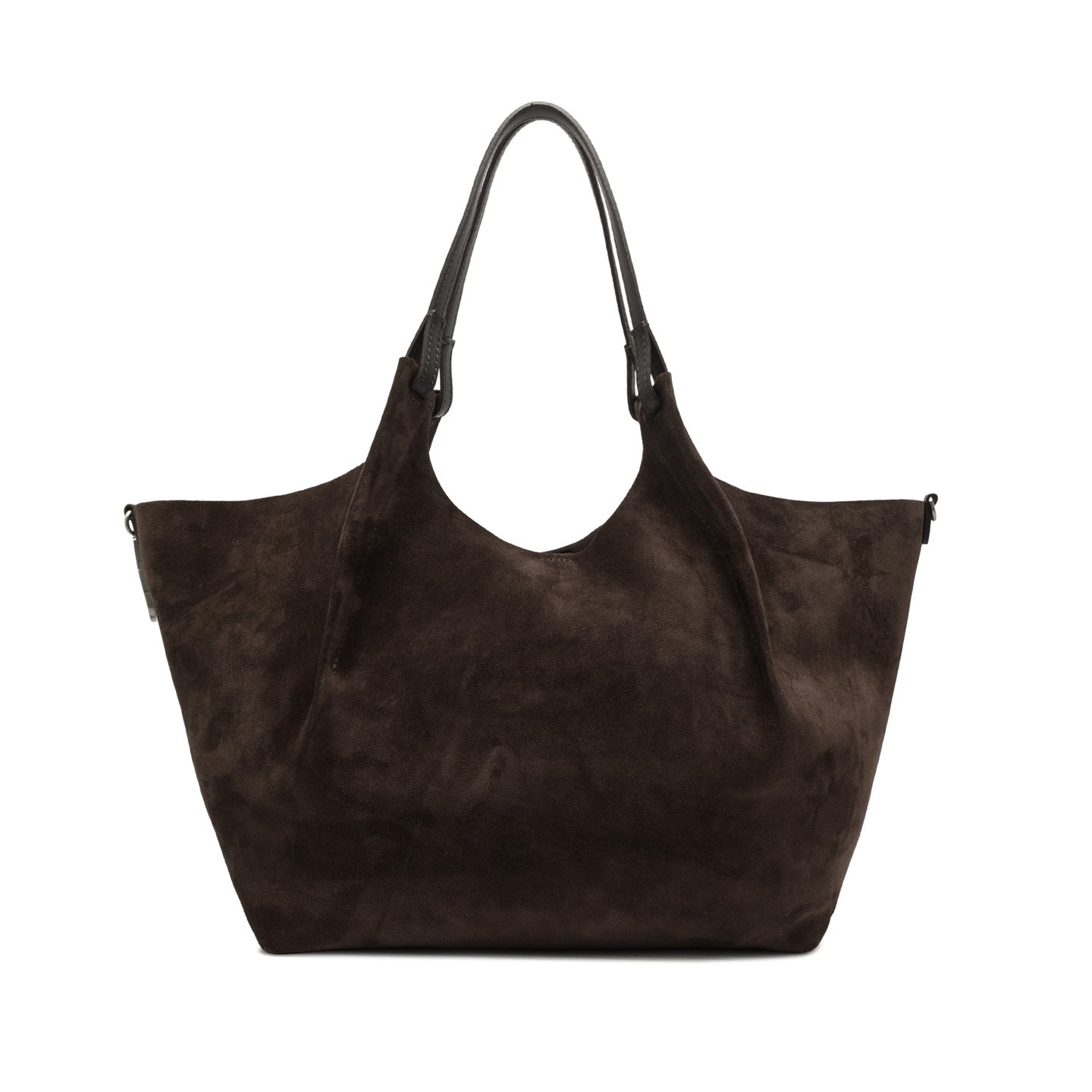 Gianni Chiarini Borsa in pelle scamosciata dua moka