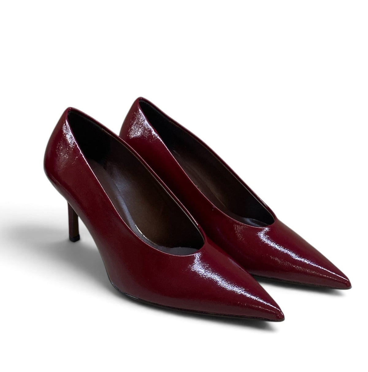 DIVINE FOLLIE DÉCOLLETÉ IN NAPLACK BORDEAUX