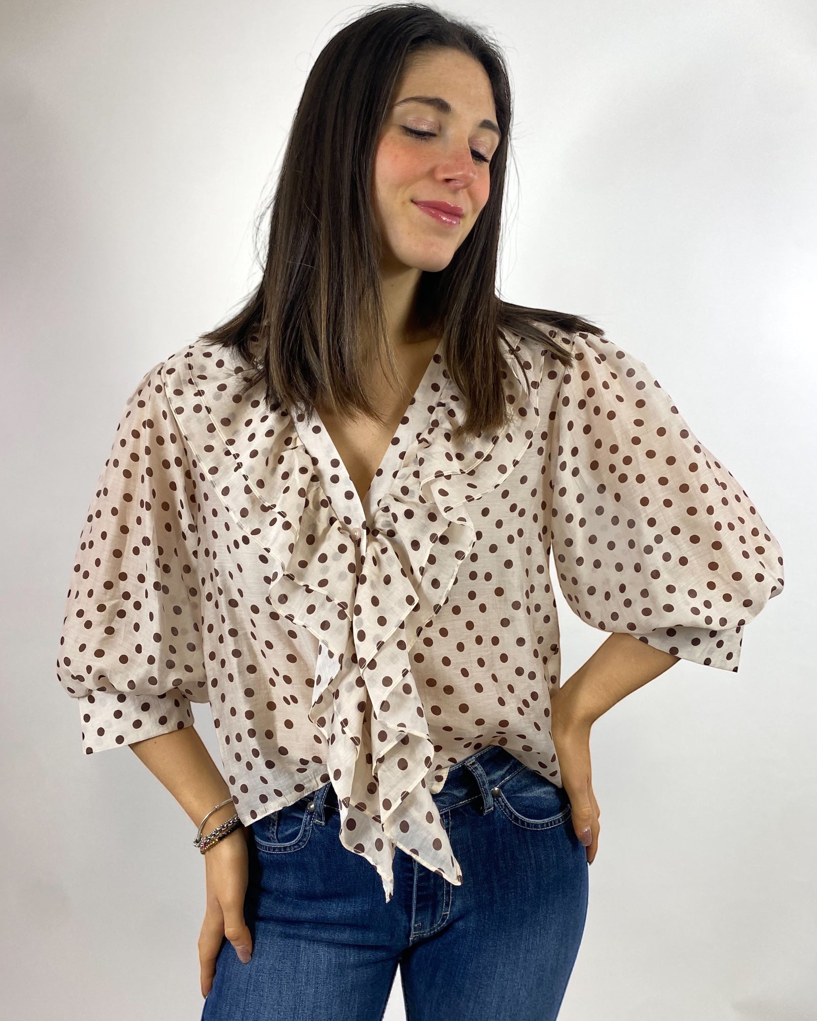 SUSY MIX CAMICIA ROUCHES POIS