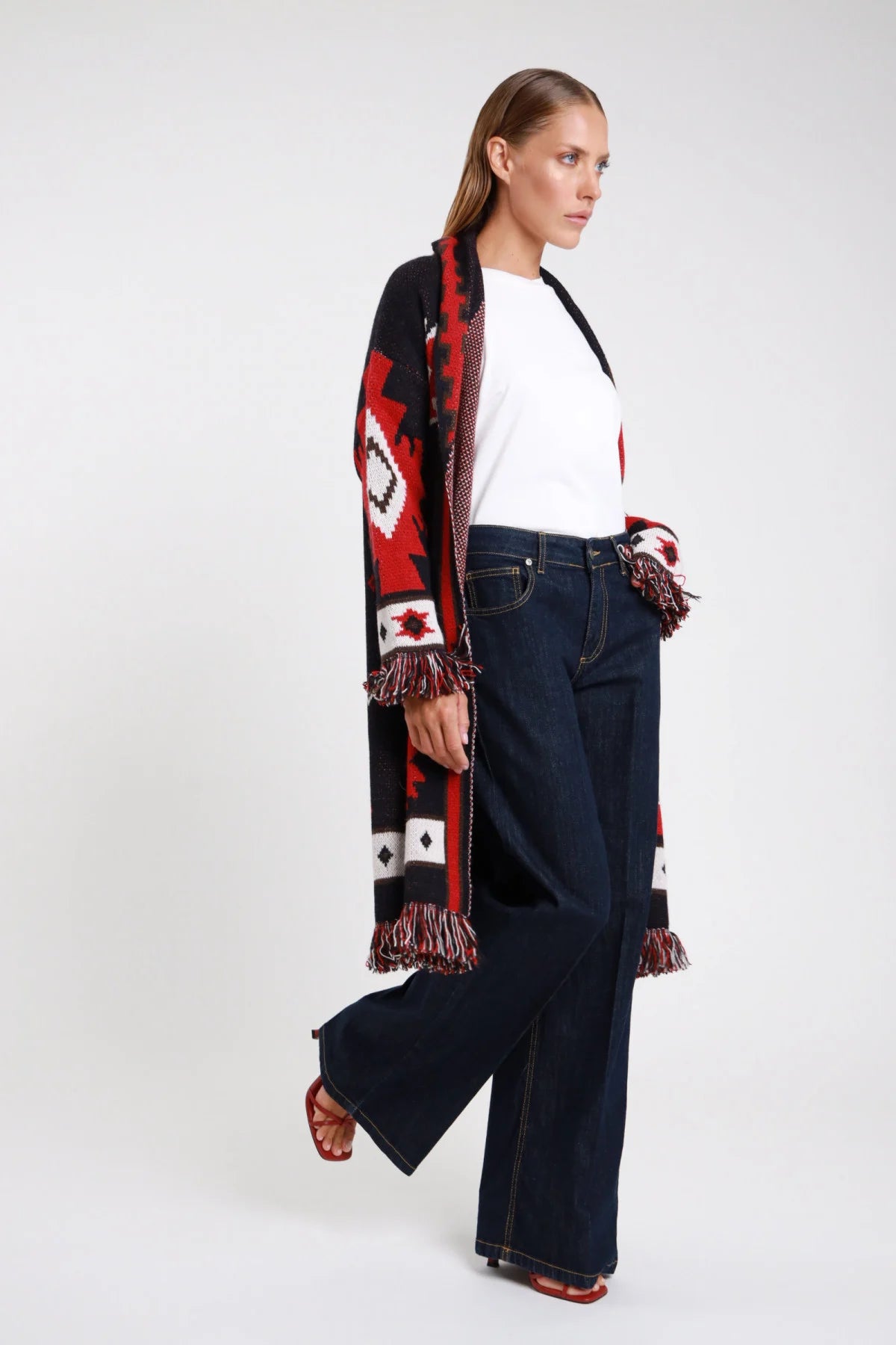 SUSY MIX CARDIGAN JACQUARD