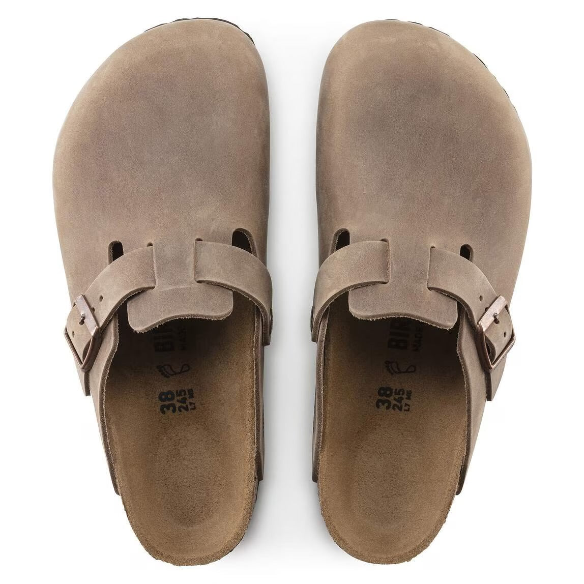 BIRKENSTOCK BOSTON TOBACCO BROWN DONNA