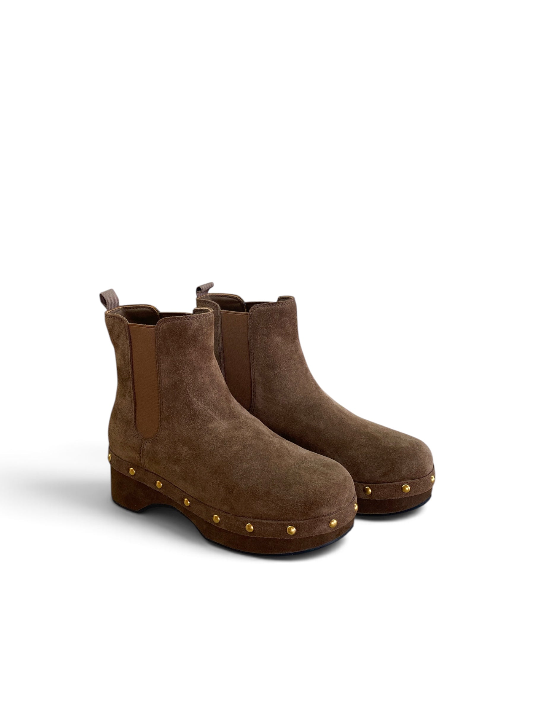 MISS OLIVIA STIVALETTO ELASTICO SUEDE E BORCHIE