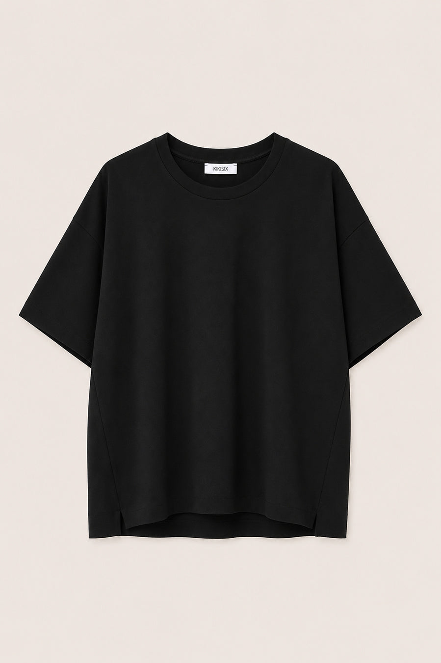 KIKISIX MAGLIA MANICA A SCATOLINA NERA