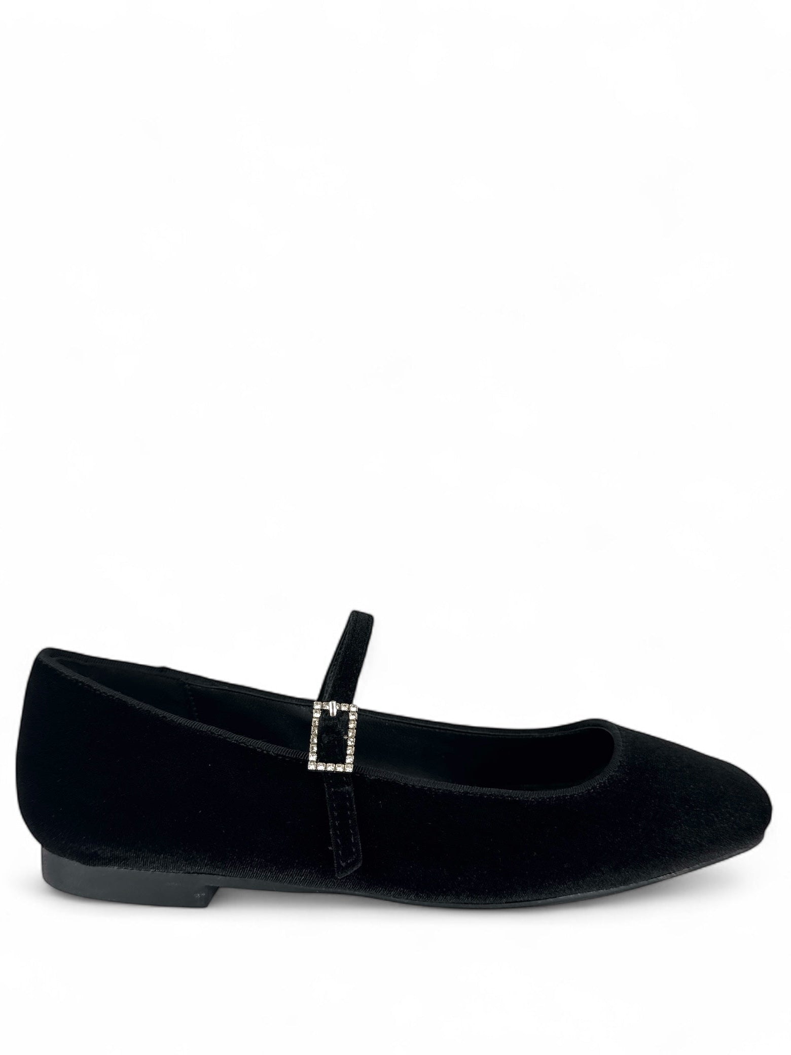 CRISTIN BALLERINA IN VELLUTO NERA