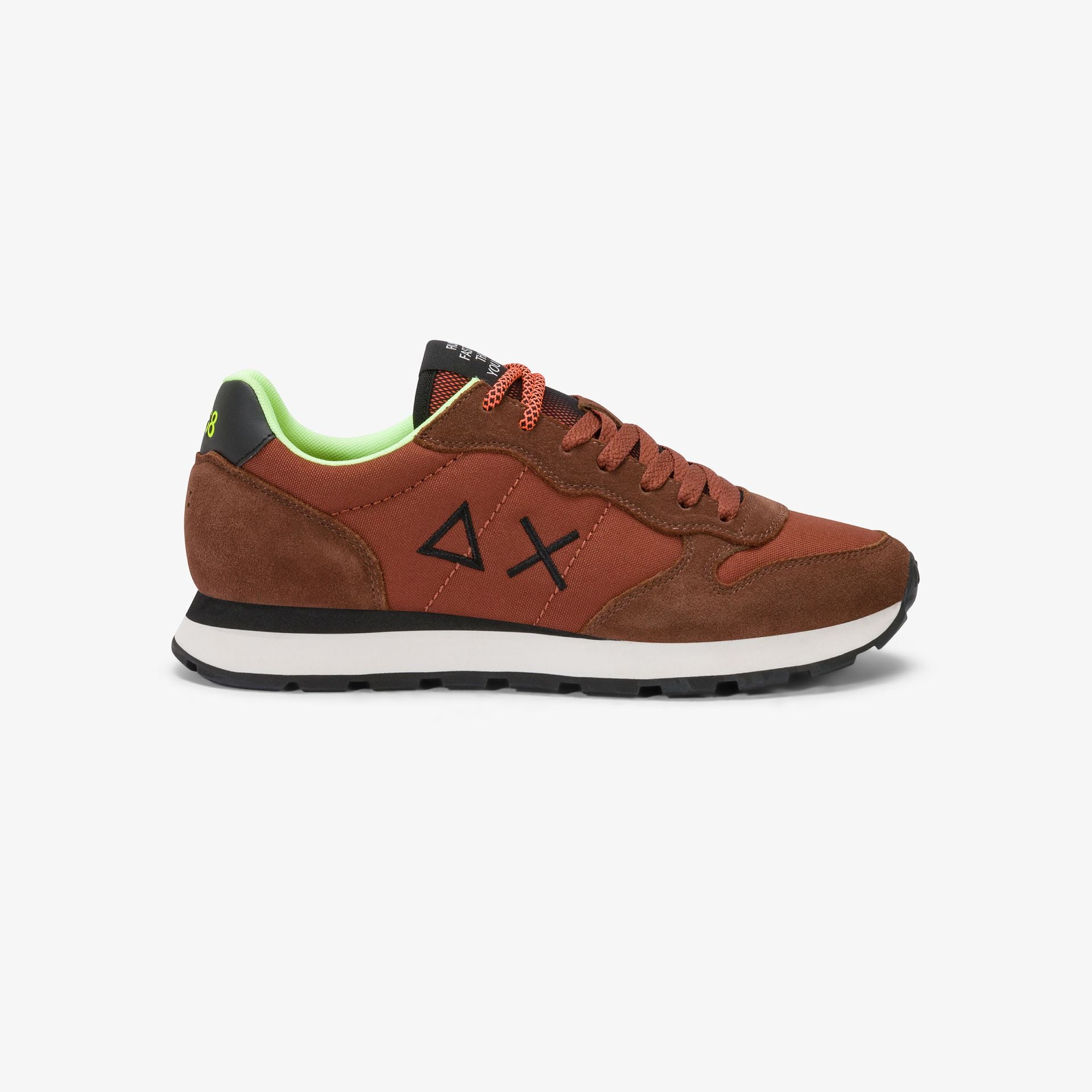 SUN68 SNEAKERS UOMO TOM FLUO RUST