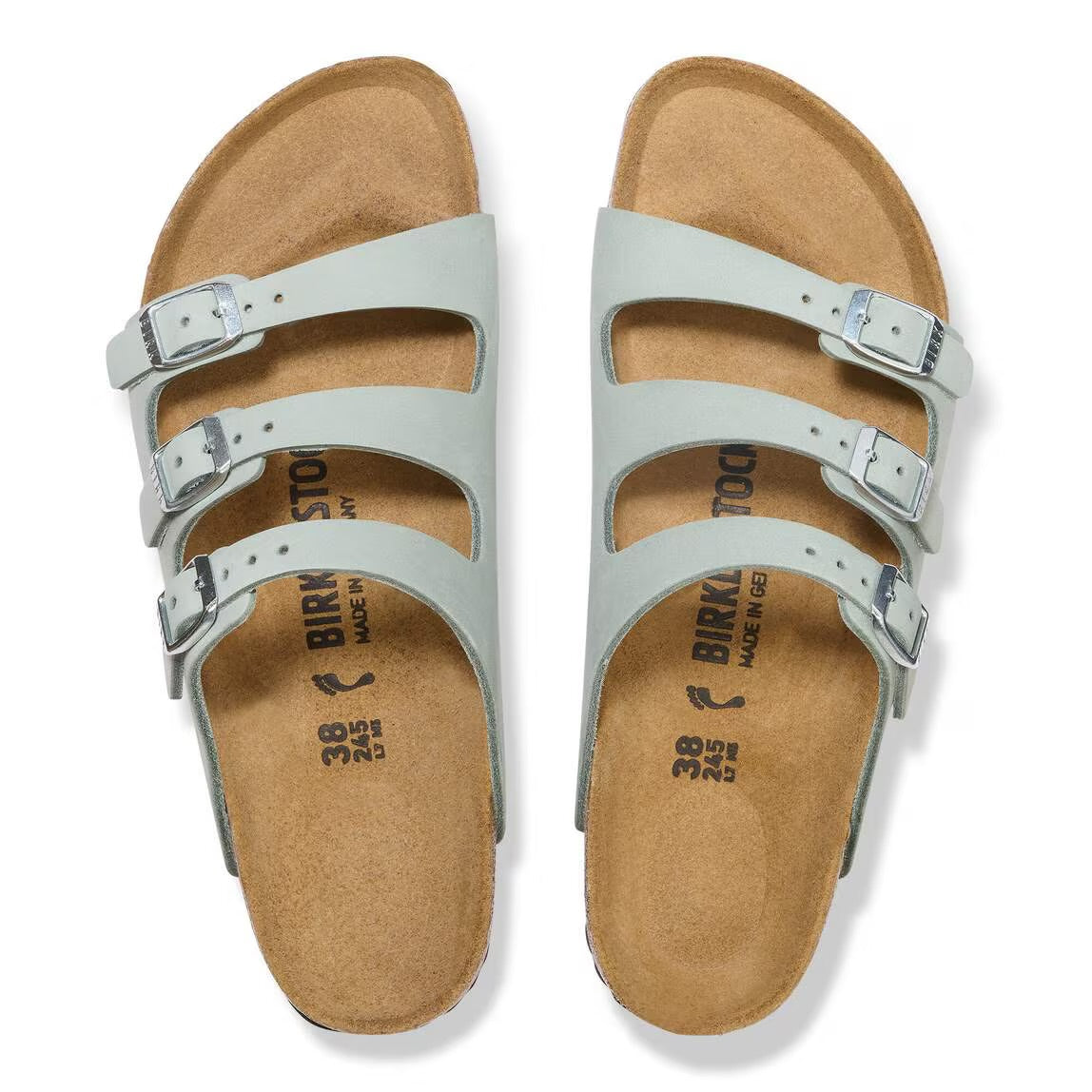 BIRKENSTOCK FLORIDA NABUK PURE SAGE