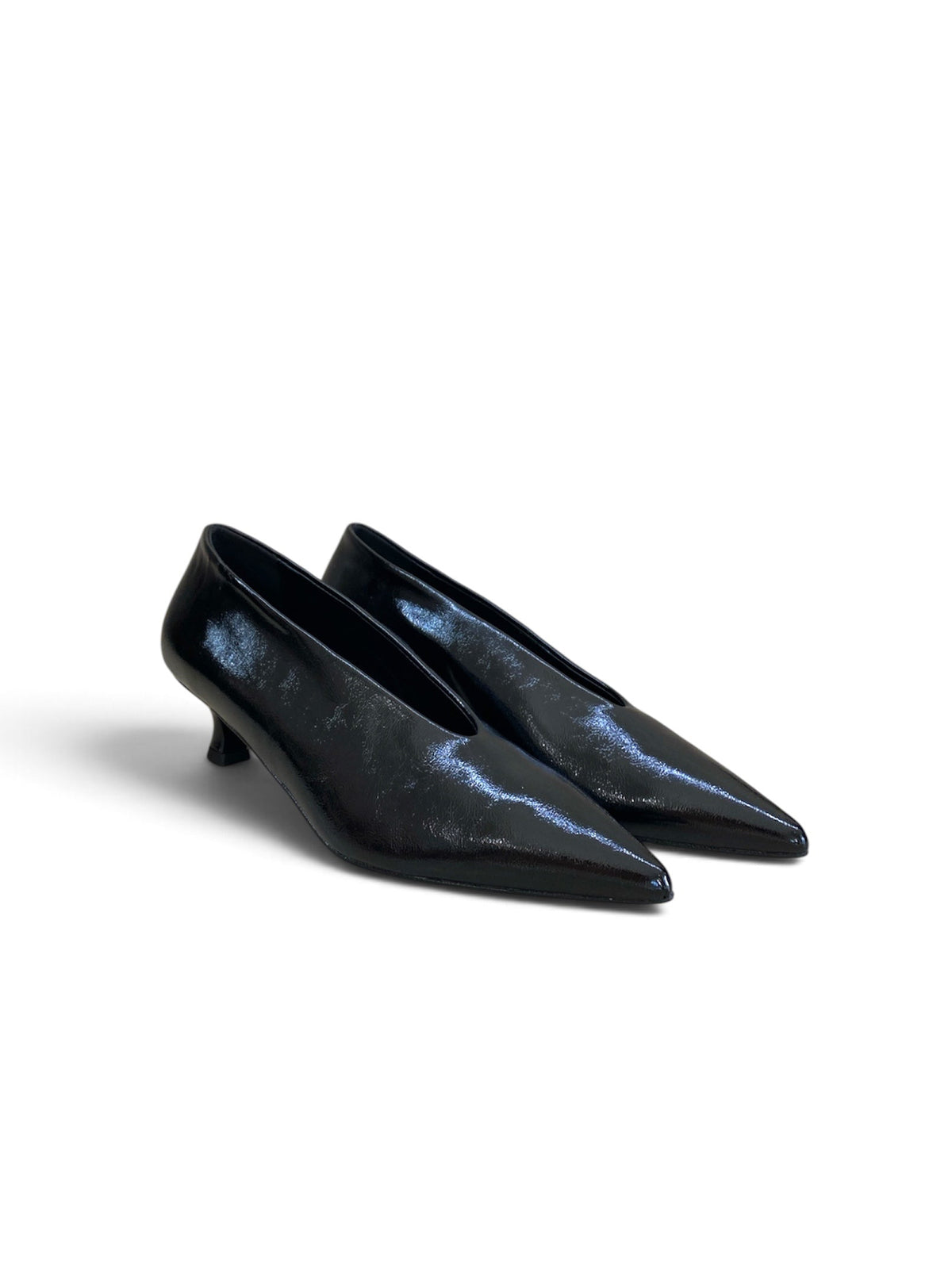 BOTTEGA LOTTI DÉCOLLETÉ BASSA ACCOLLATA NERO
