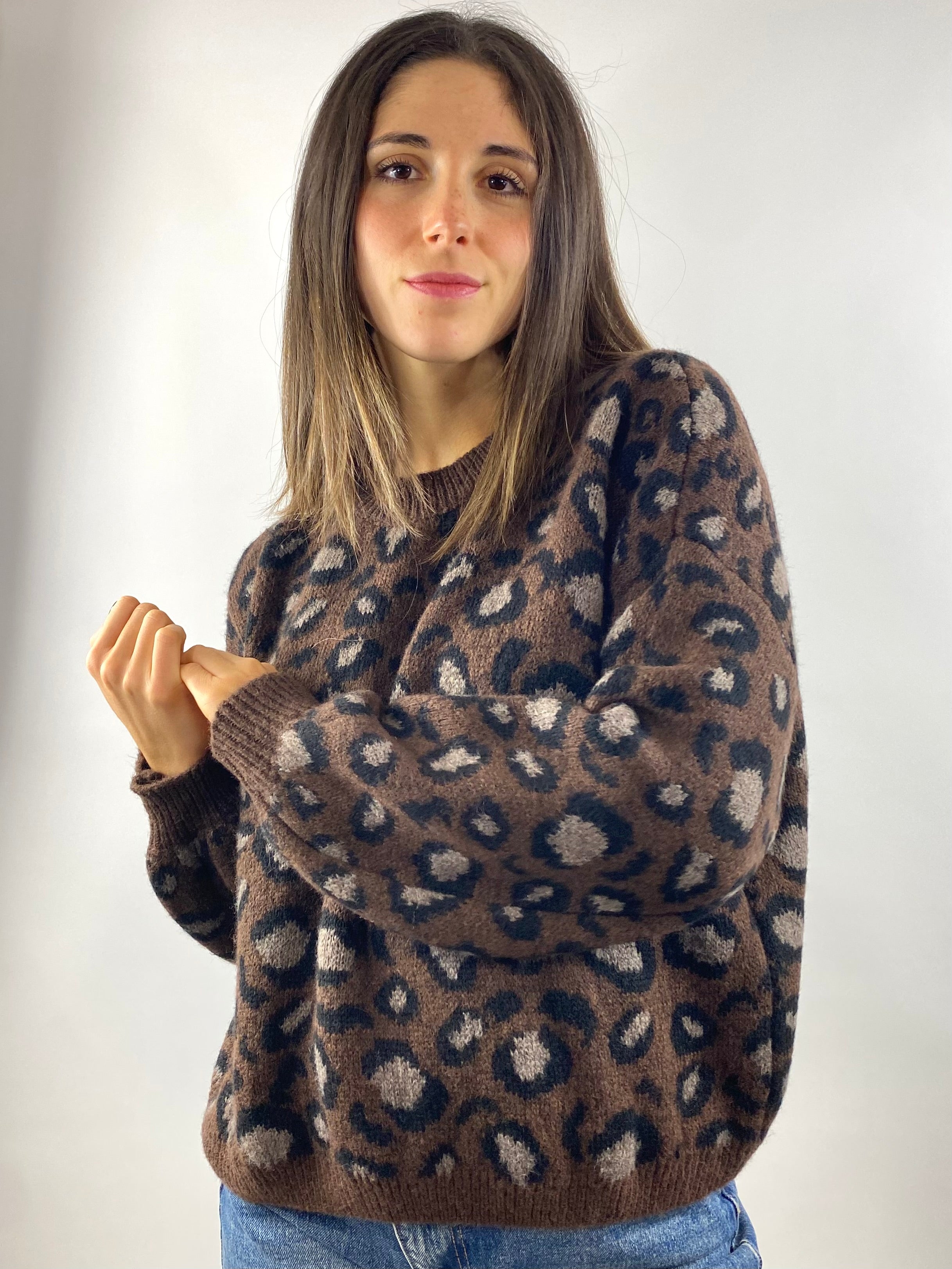 CECILE MAGLIONE ANIMALIER MORO