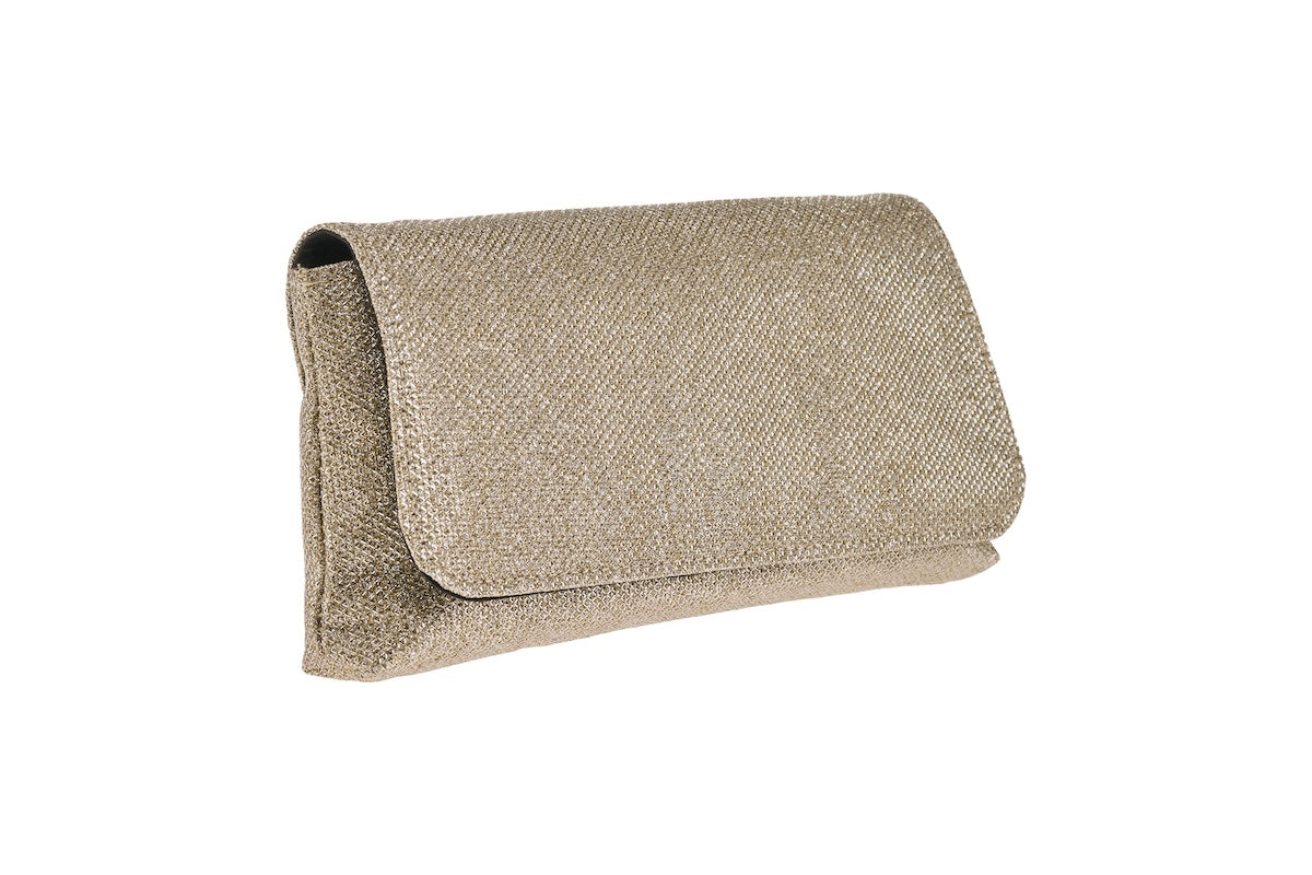 ANNA CECERE POCHETTE LUREX PLATINO