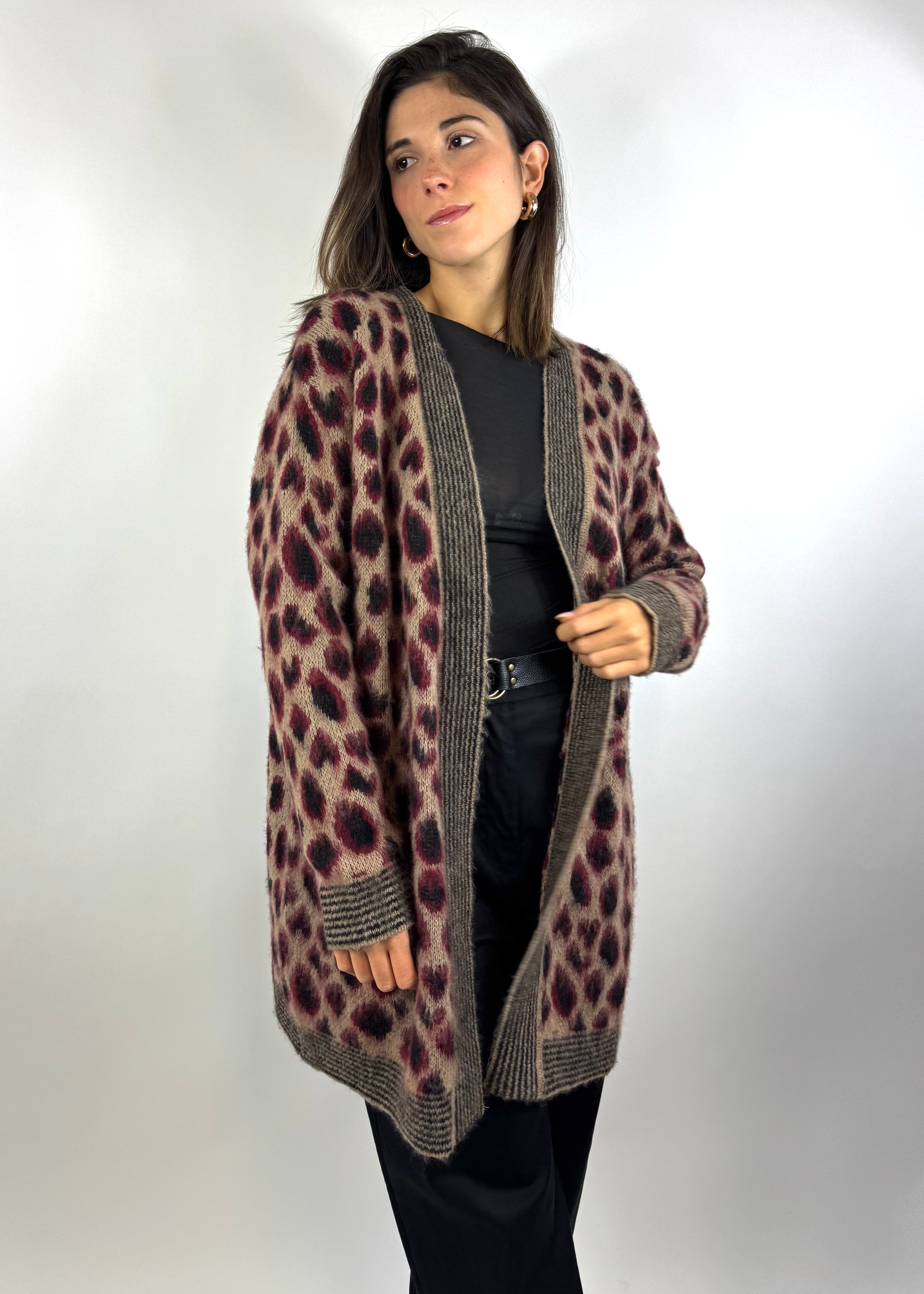 SUSY MIX CARDIGAN MACULATO