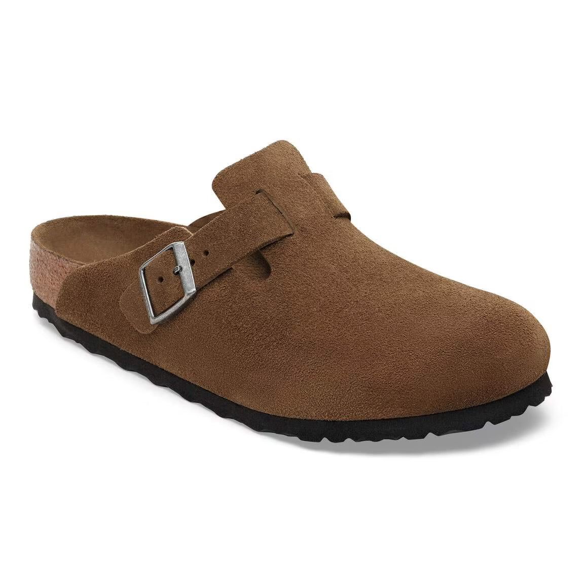 BIRKENSTOCK BOSTON DARK TEA SUEDE DONNA