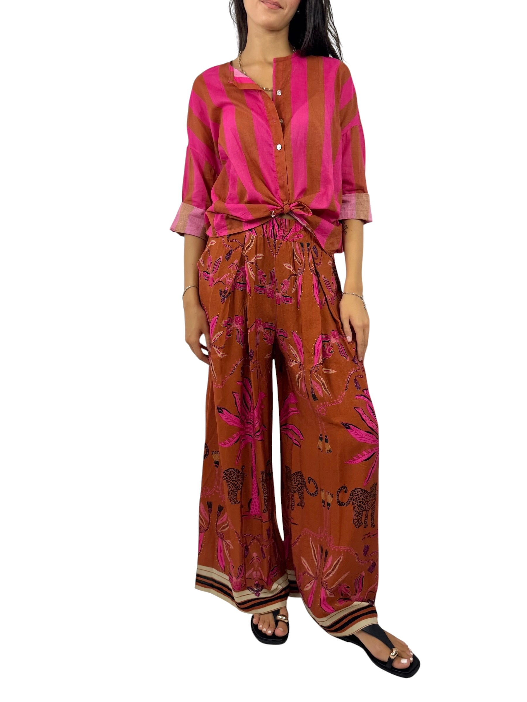 KIKISIX PANTALONE FANTASIA COCCIO
