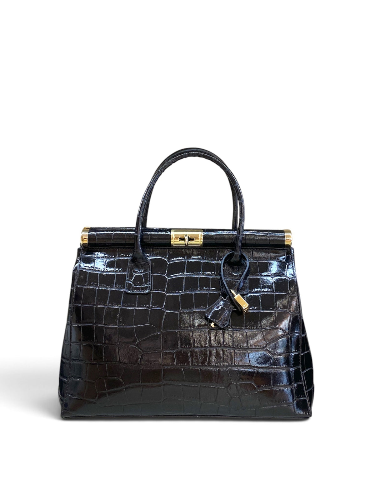 SUSY MIX BORSA STAMPA COCCO NERA