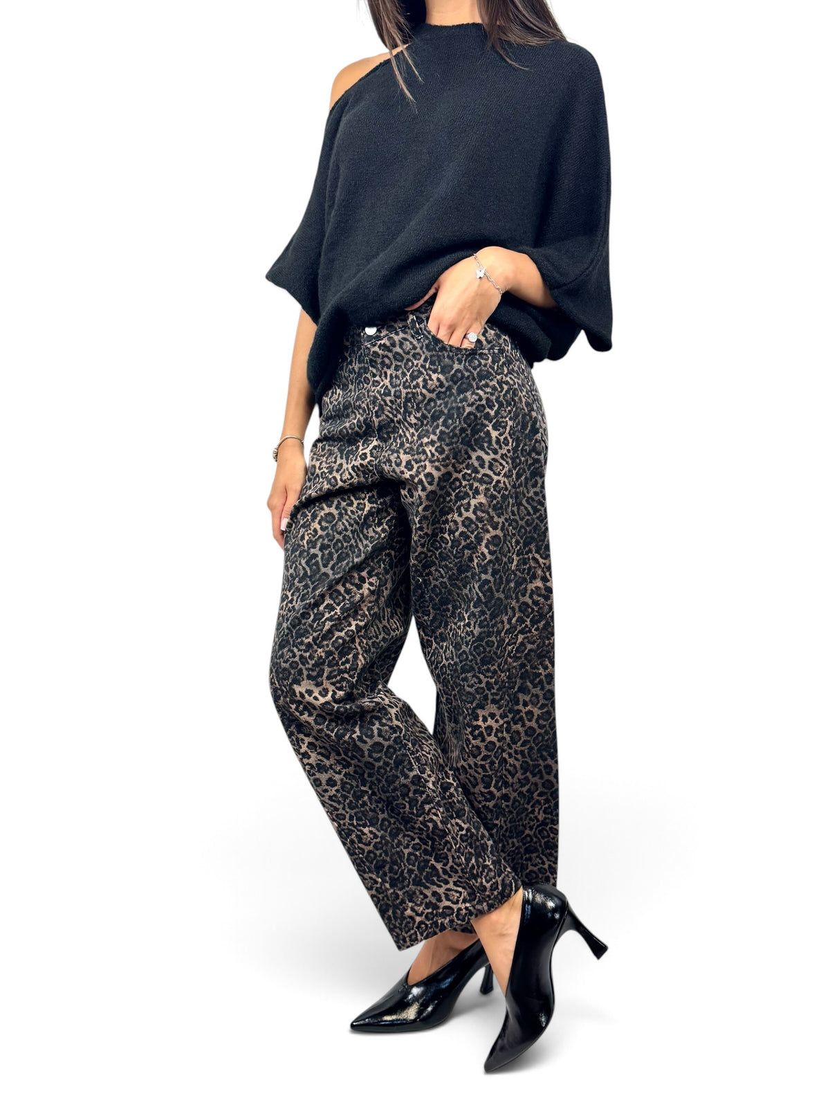 SUSY MIX PANTALONE MACULATO BAROLO