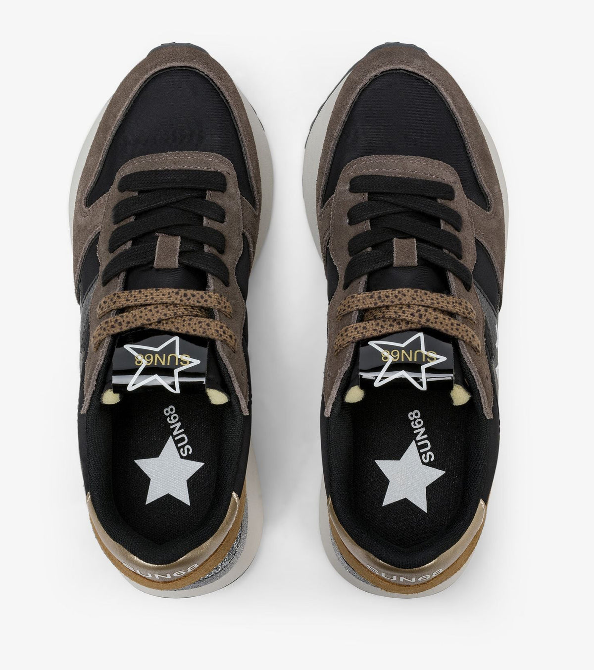 SUN68 SNEAKERS DONNA BIG STARGIRL NERO