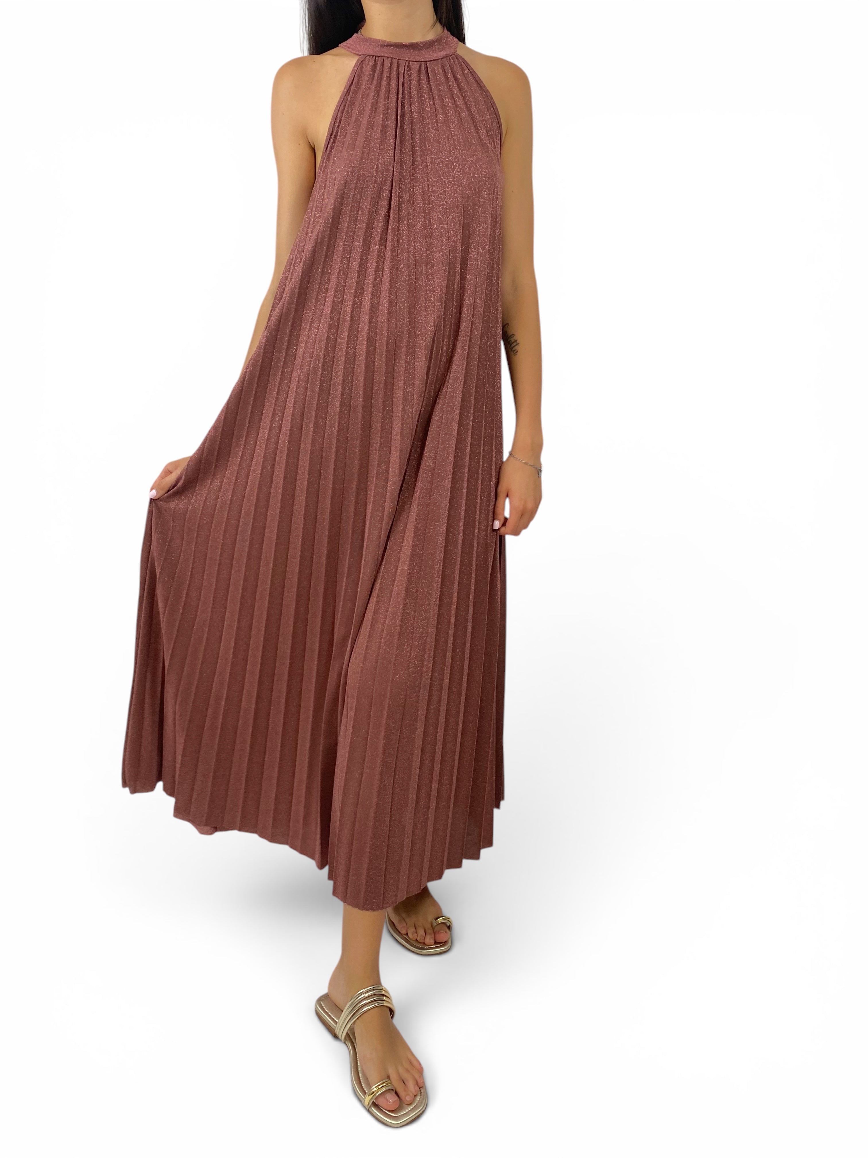 CECILE ABITO LUREX BLUSH