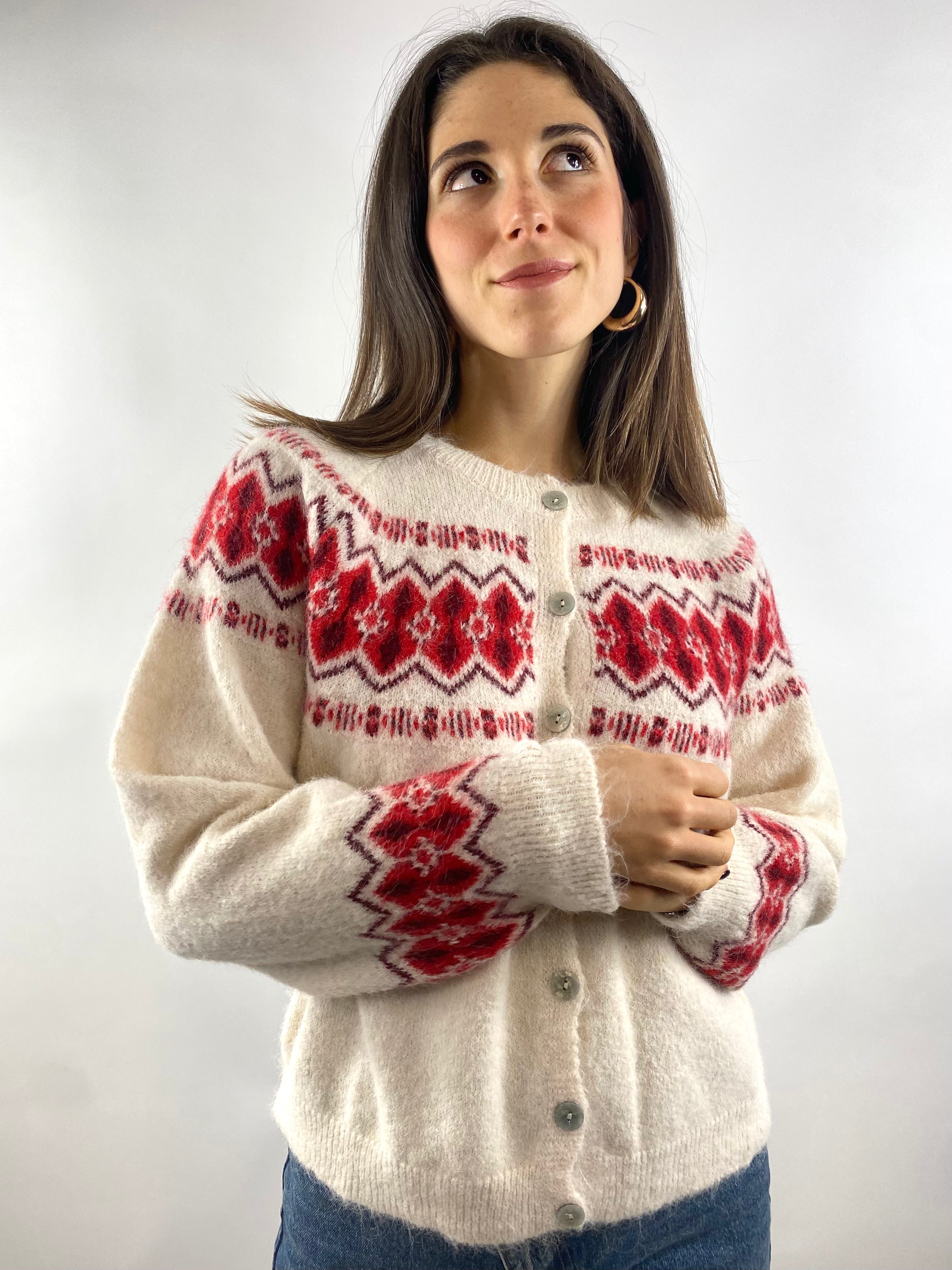 SUSY MIX CARDIGAN JAQUARD