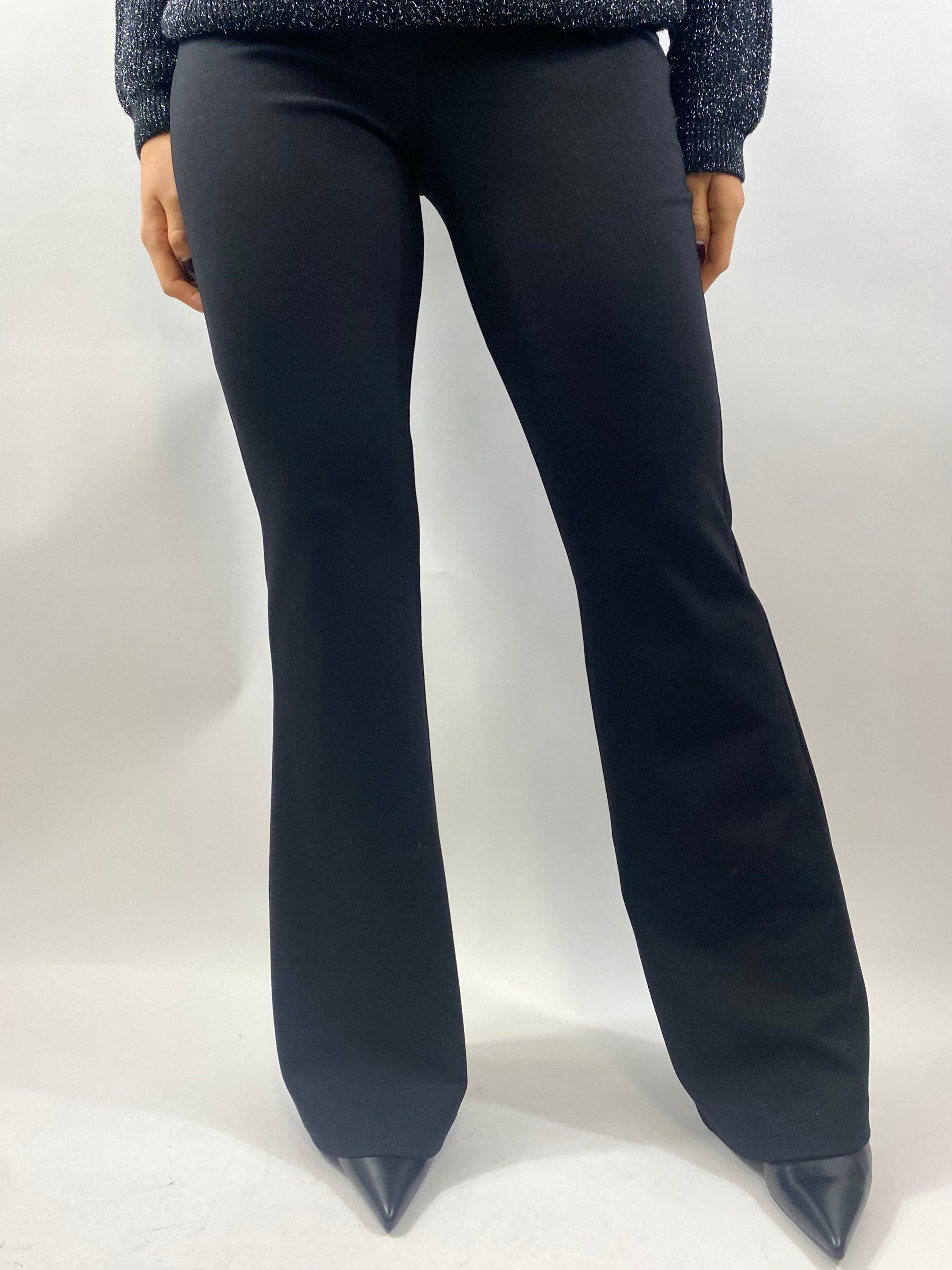 SUSY MIX PANTALONE ZAMPA NERO
