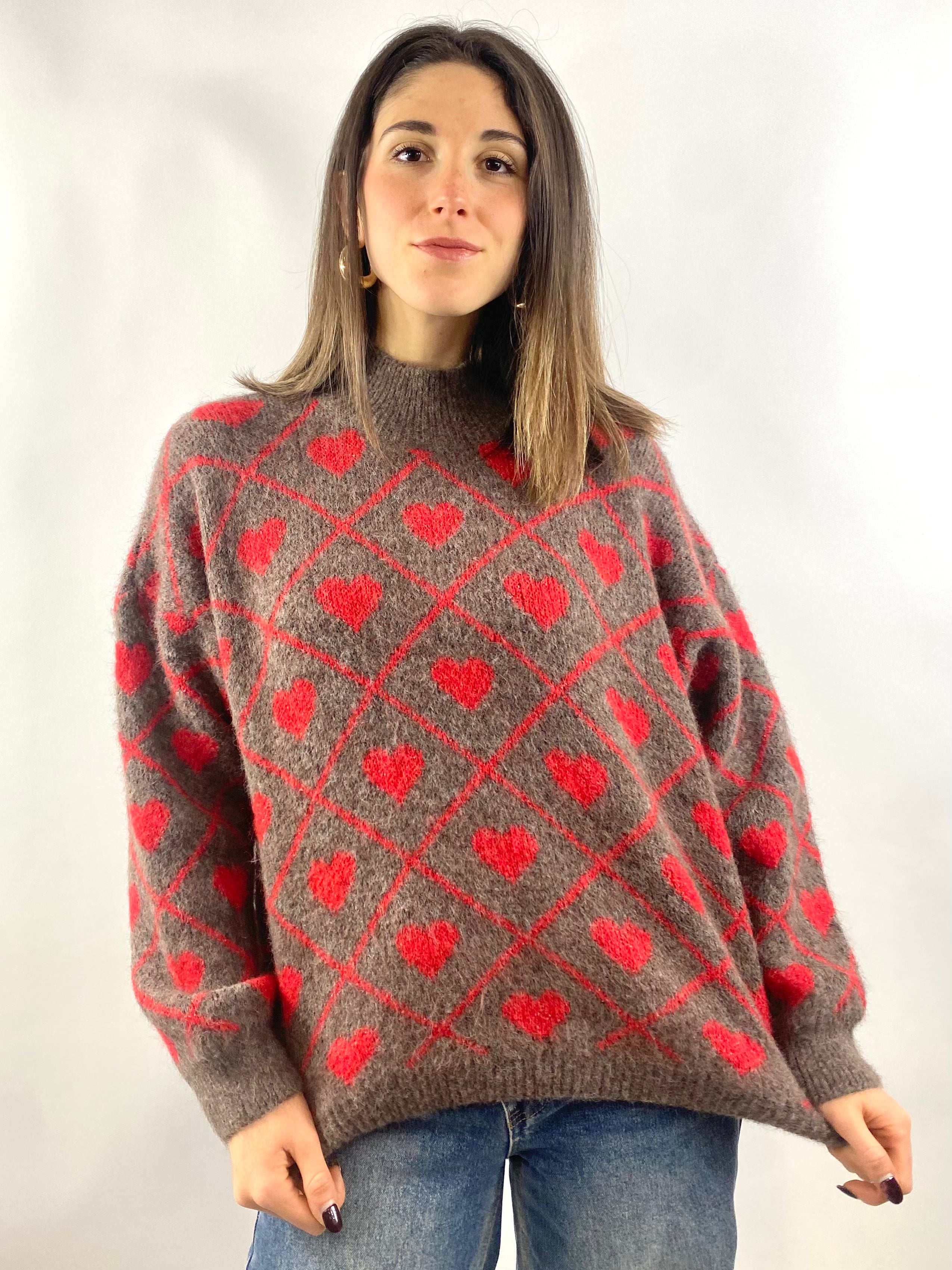 SUSY MIX MAGLIONE CUORI