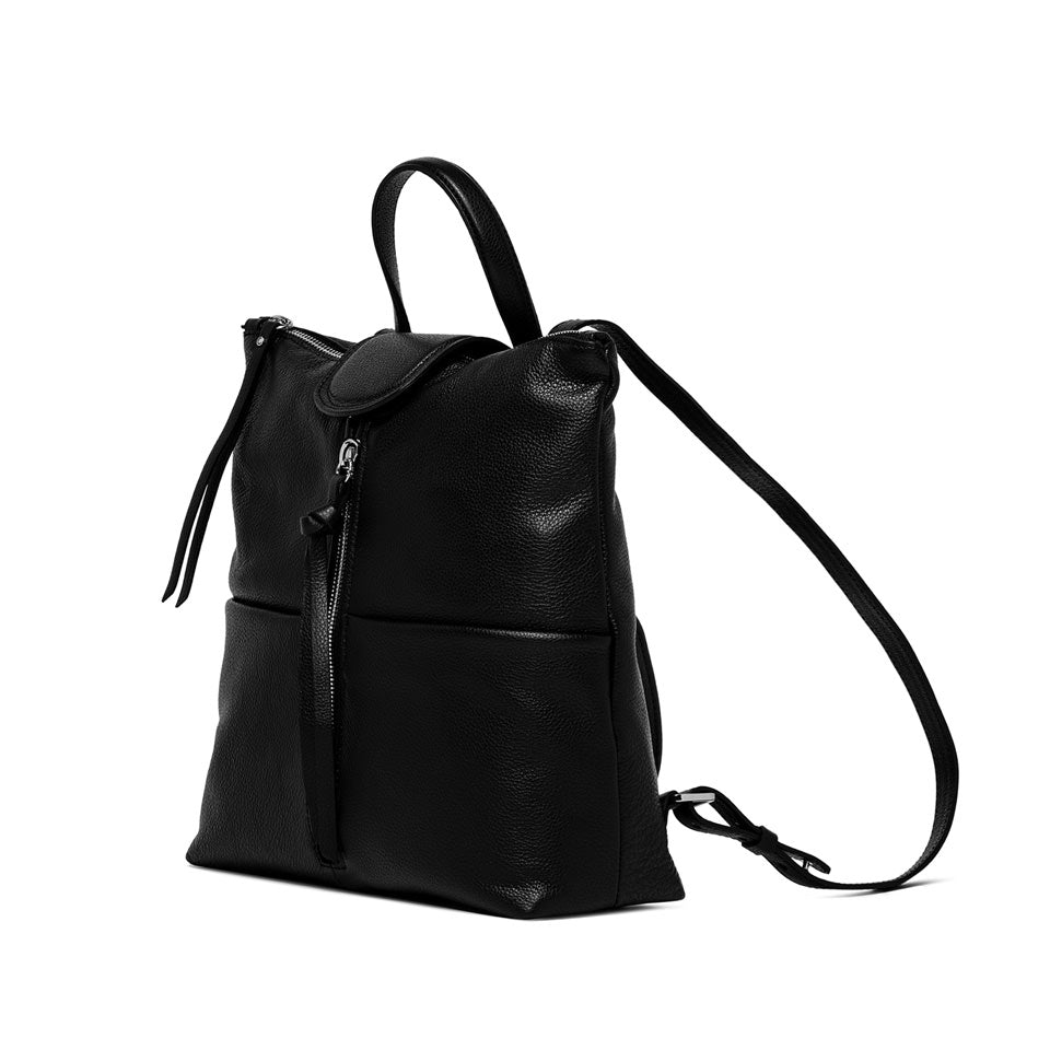 Gianni Chiarini Zaino realizzato in pelle di colore nero