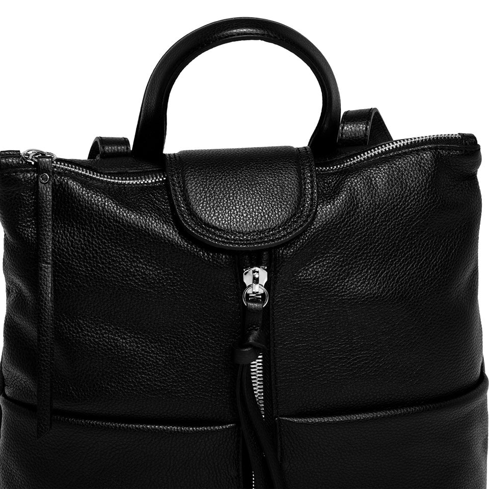 Gianni Chiarini Zaino realizzato in pelle di colore nero